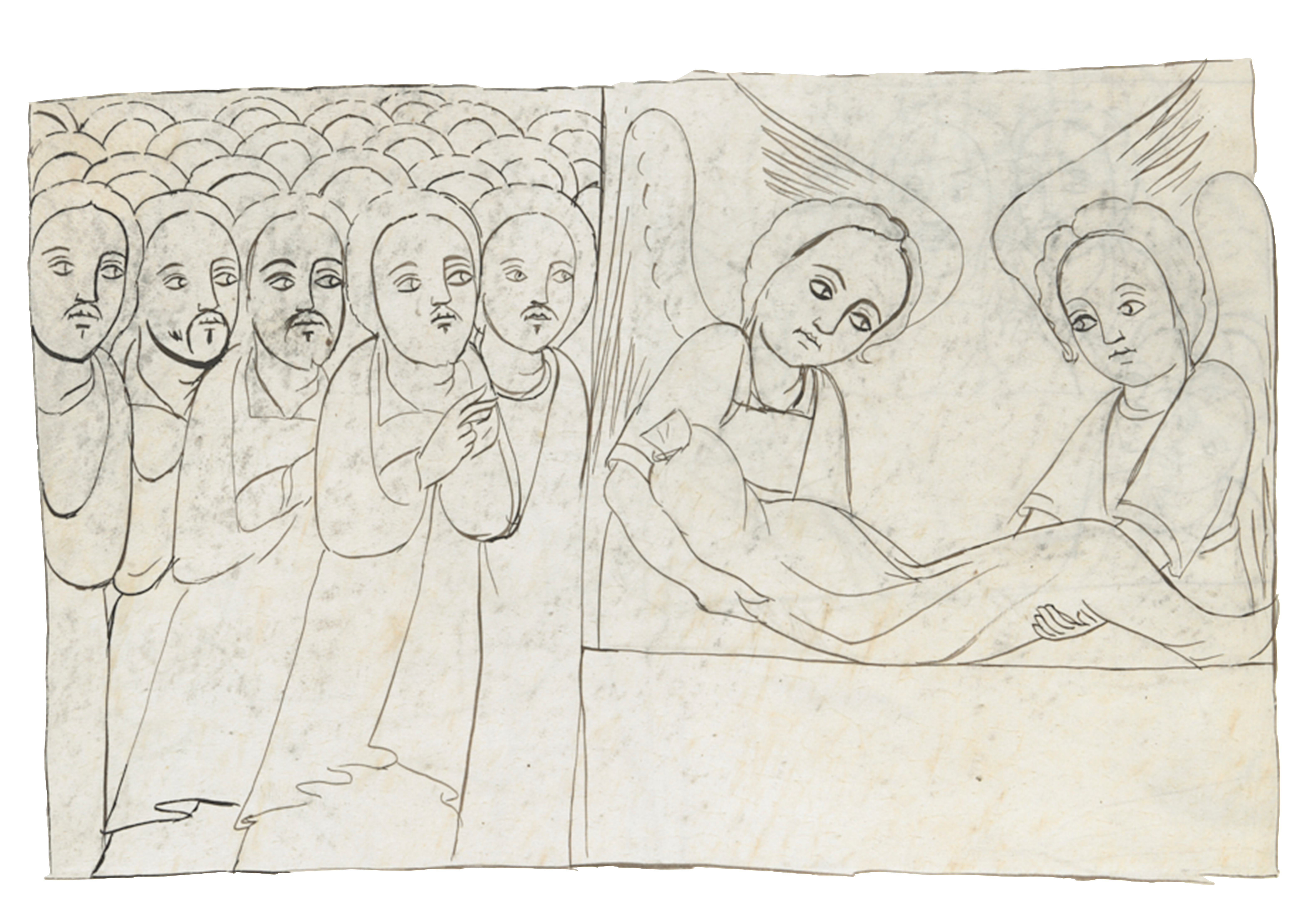 Drawing Of A Group Of People