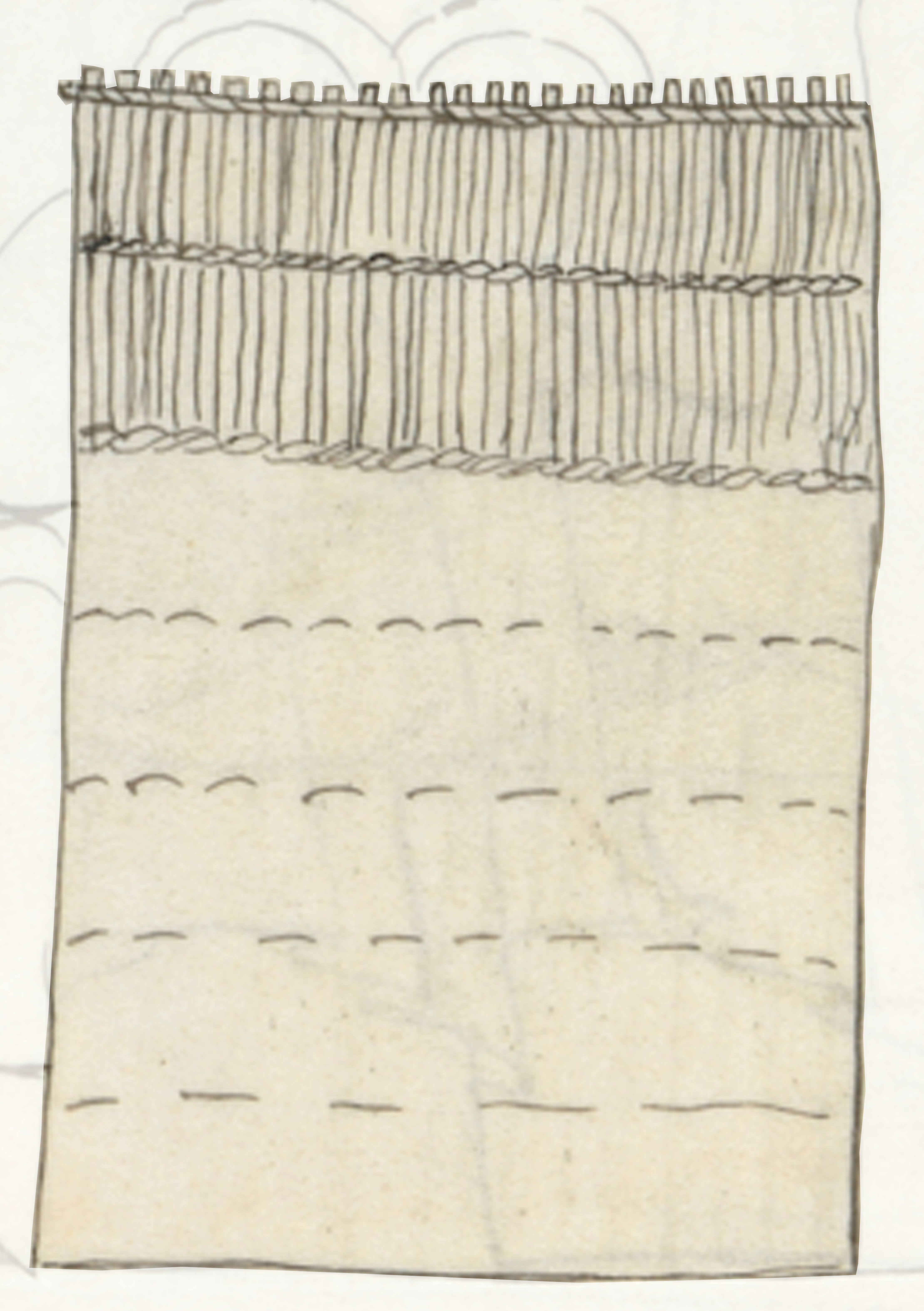 Drawing Of A Fence With A Bird On It