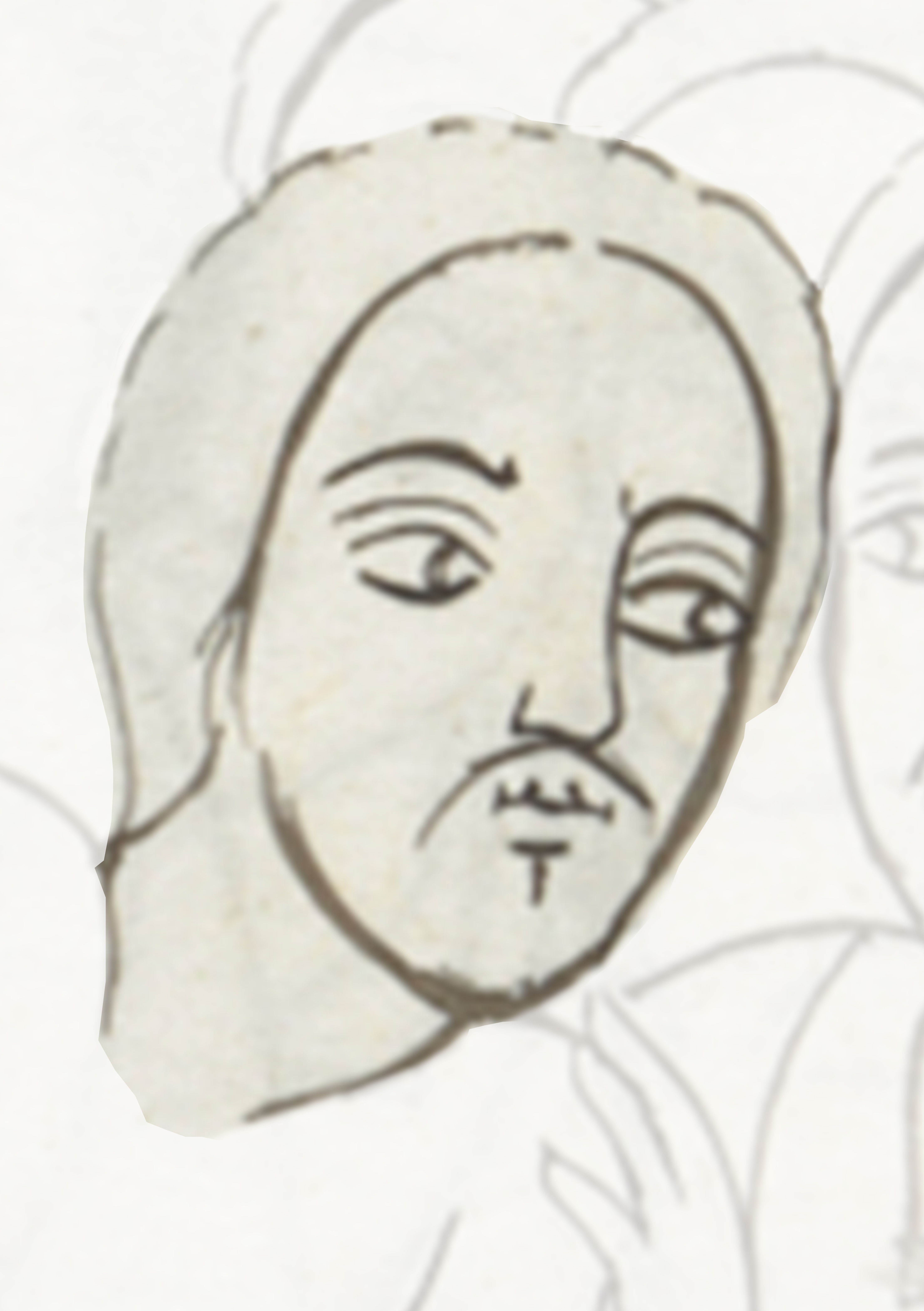 Drawing Of A Man With A Beard