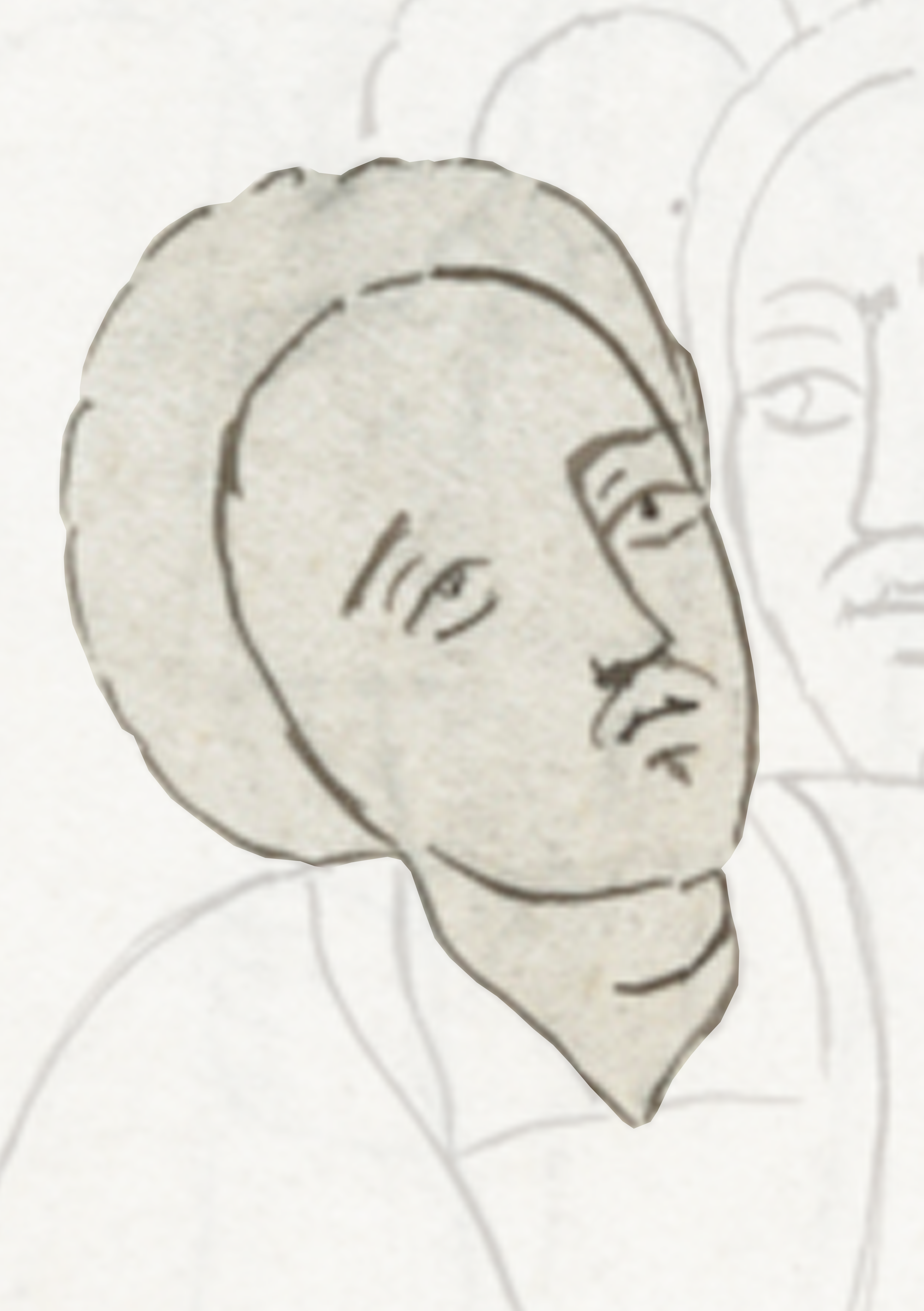 Drawing Of A Man With A Mustache