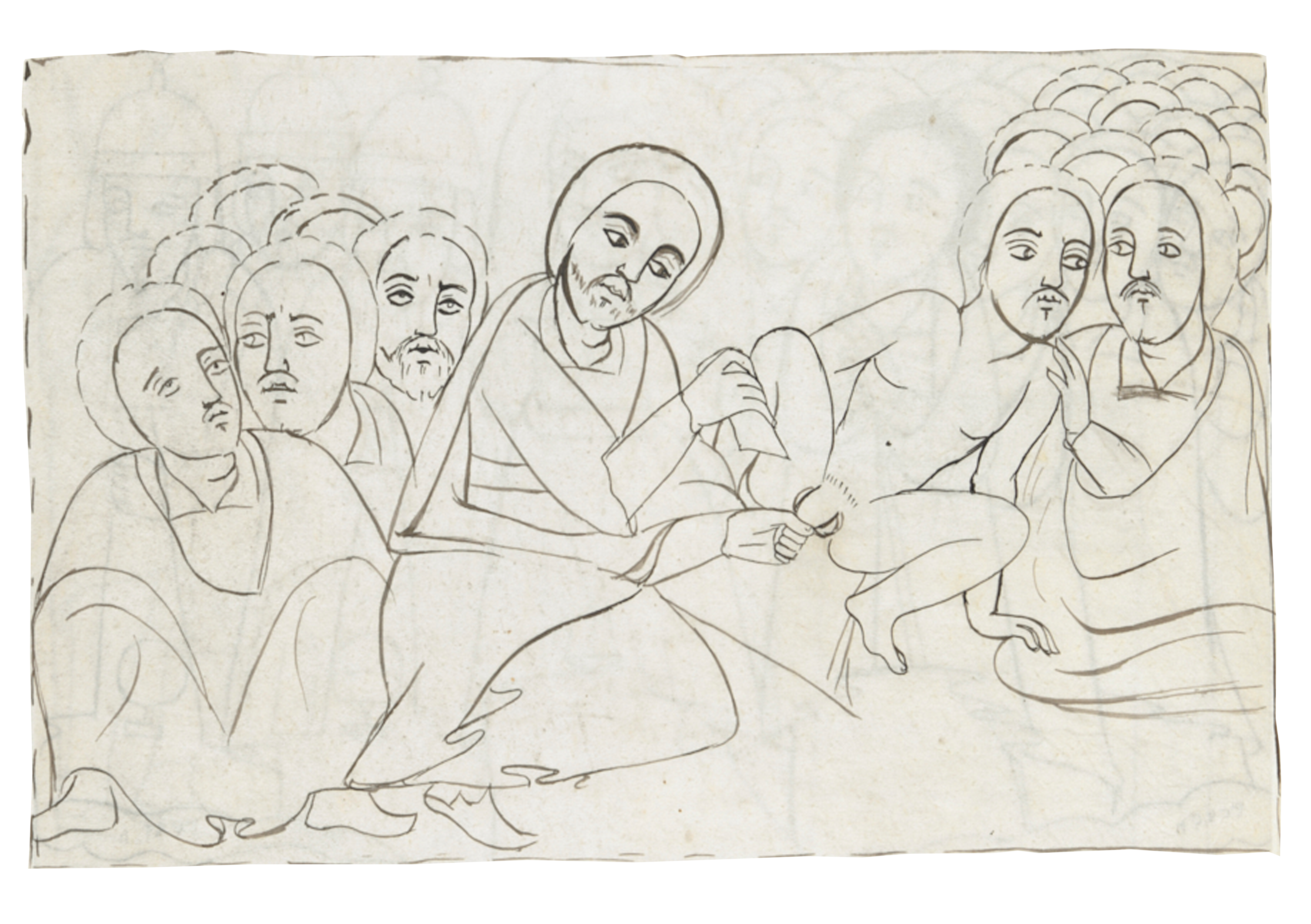Drawing Of A Group Of People