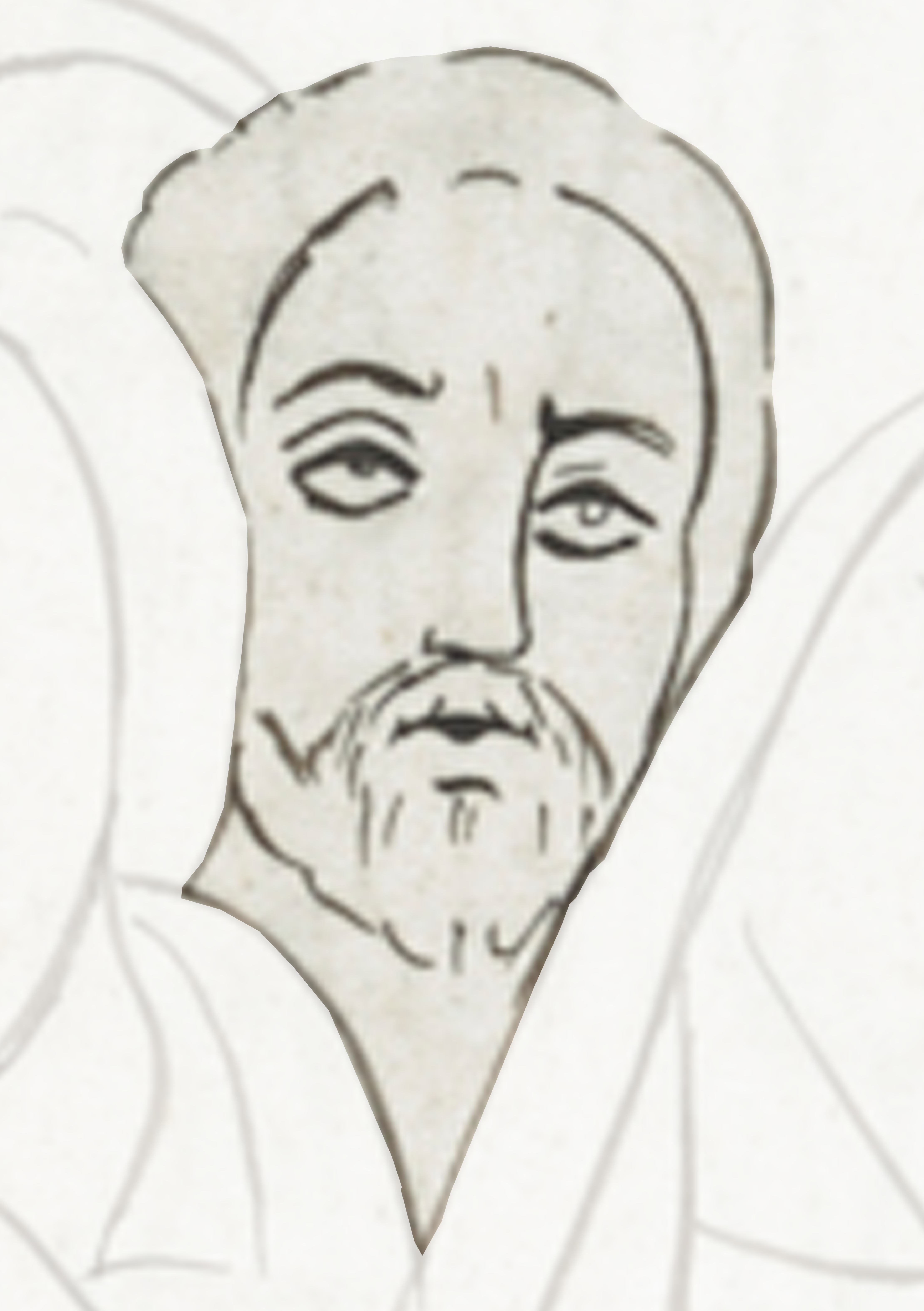 Drawing Of A Man With A Beard