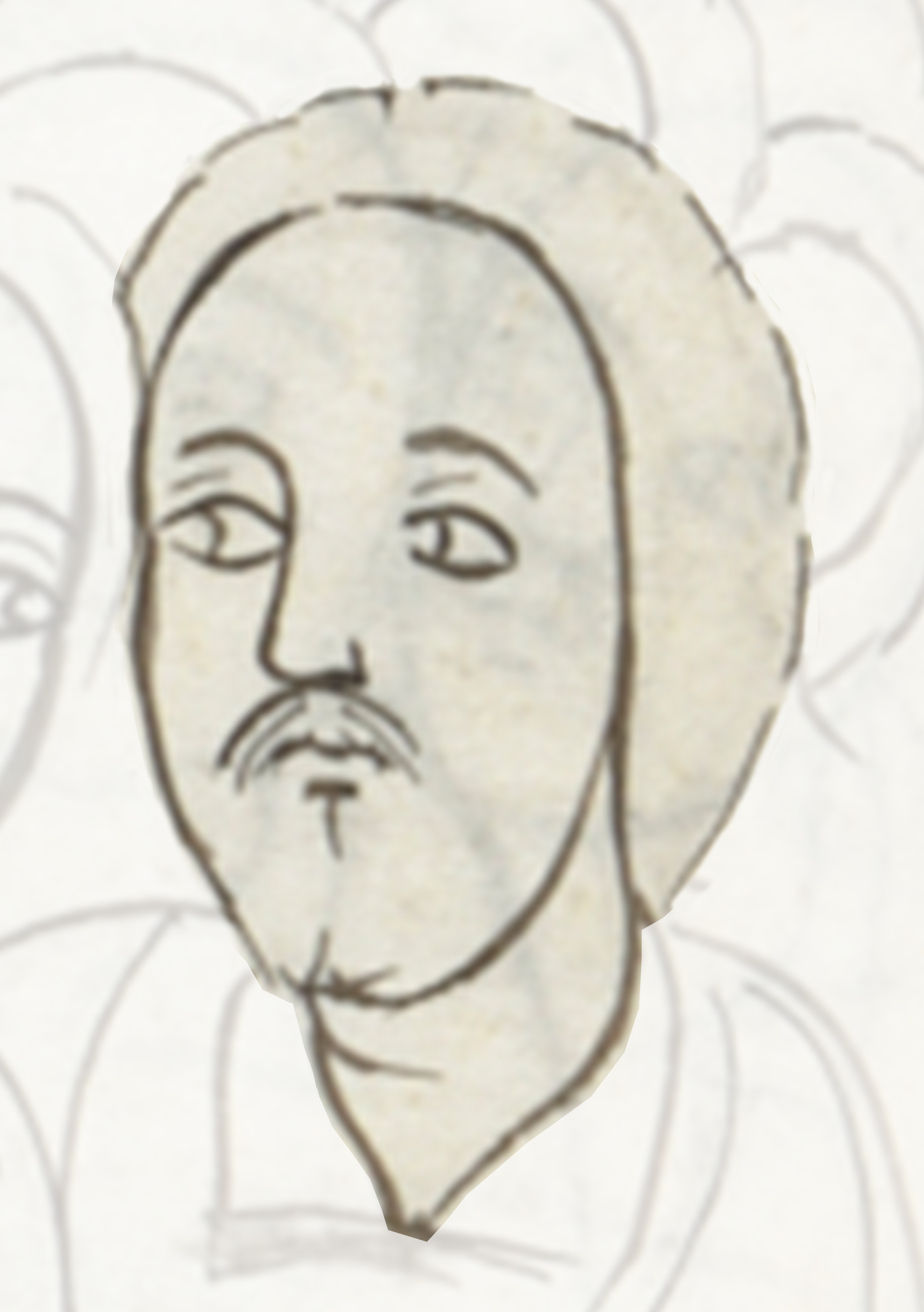 Drawing Of A Man With A Mustache