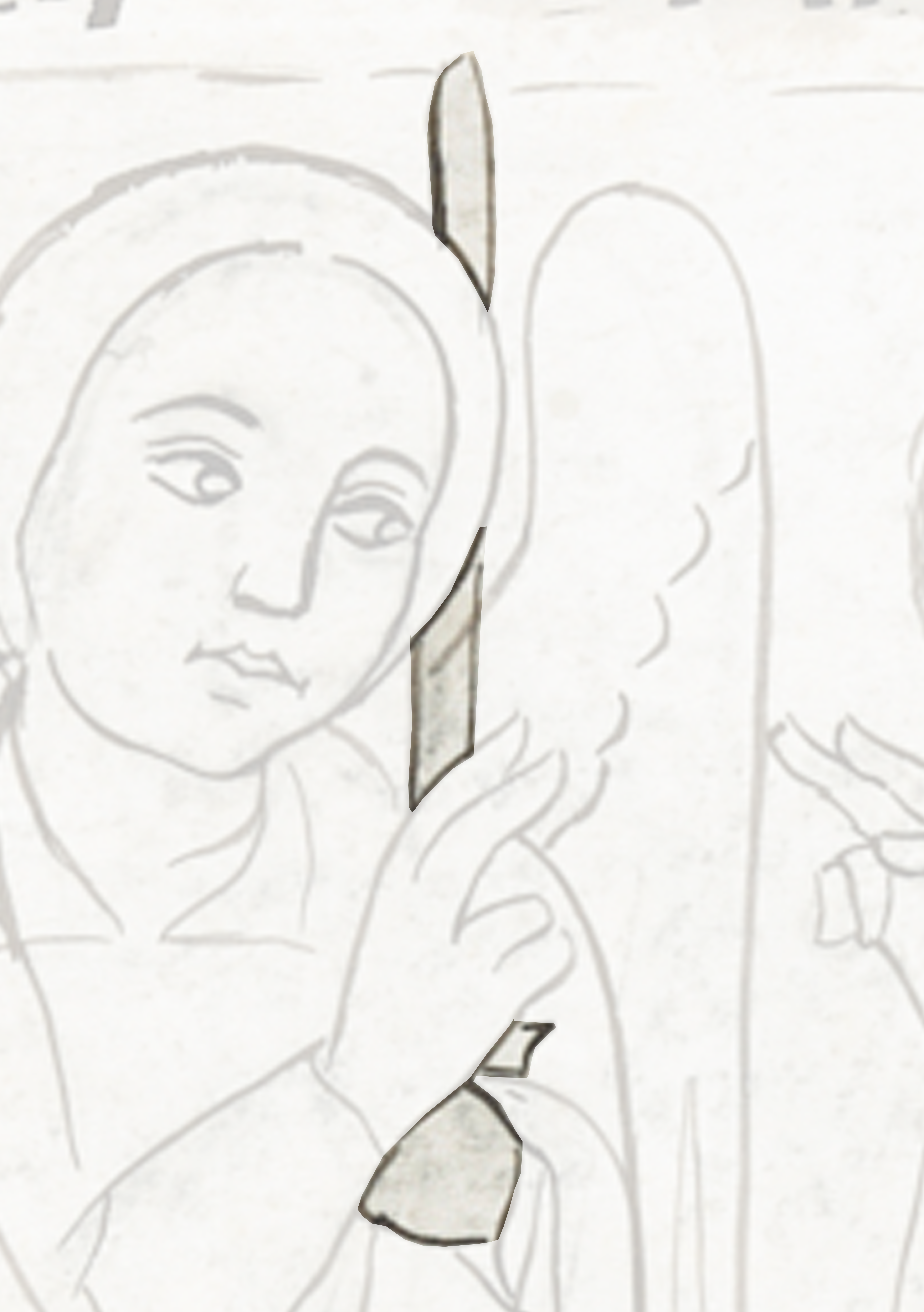 Drawing Of A Woman And A Man