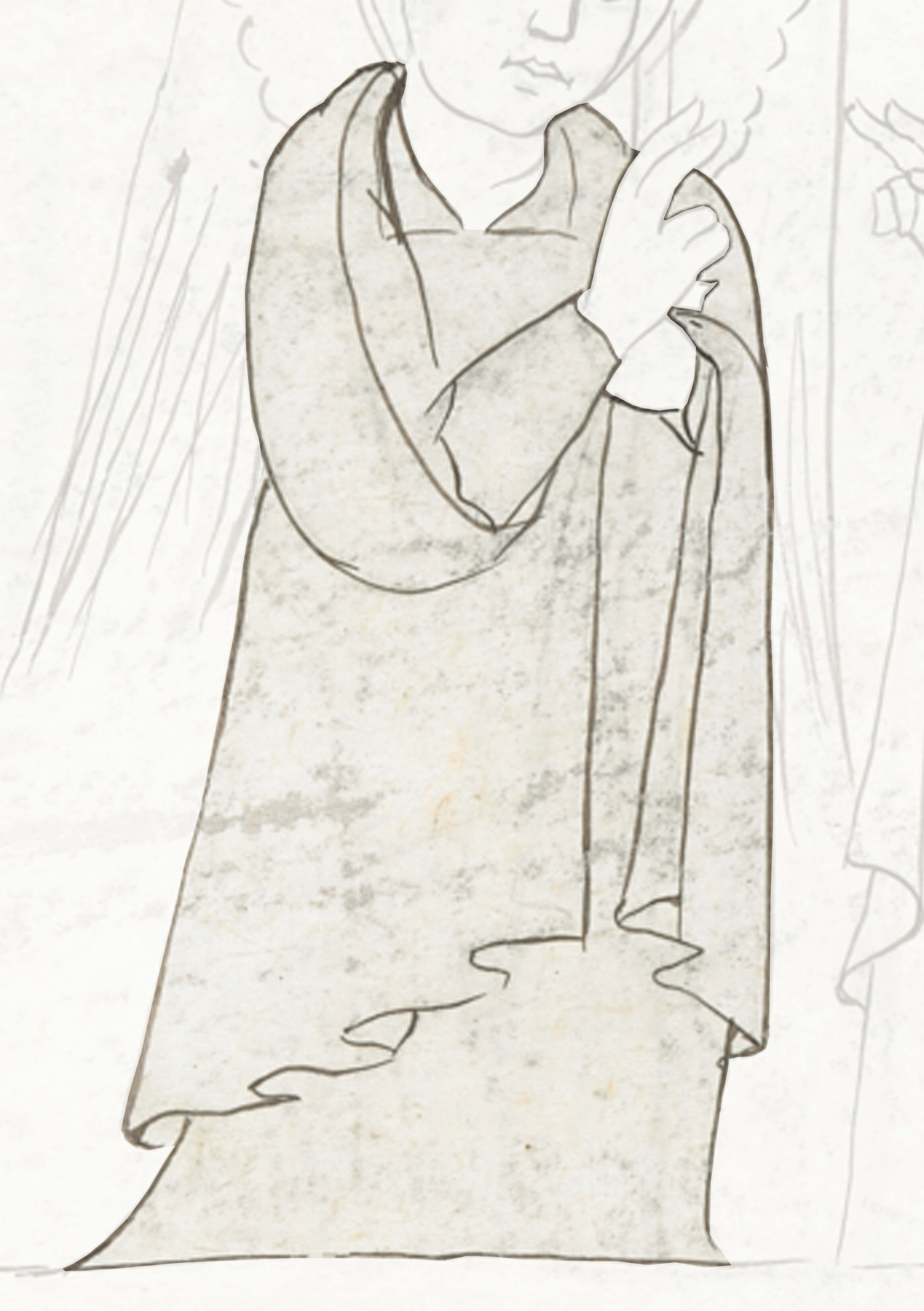 Drawing Of A Man In A Robe