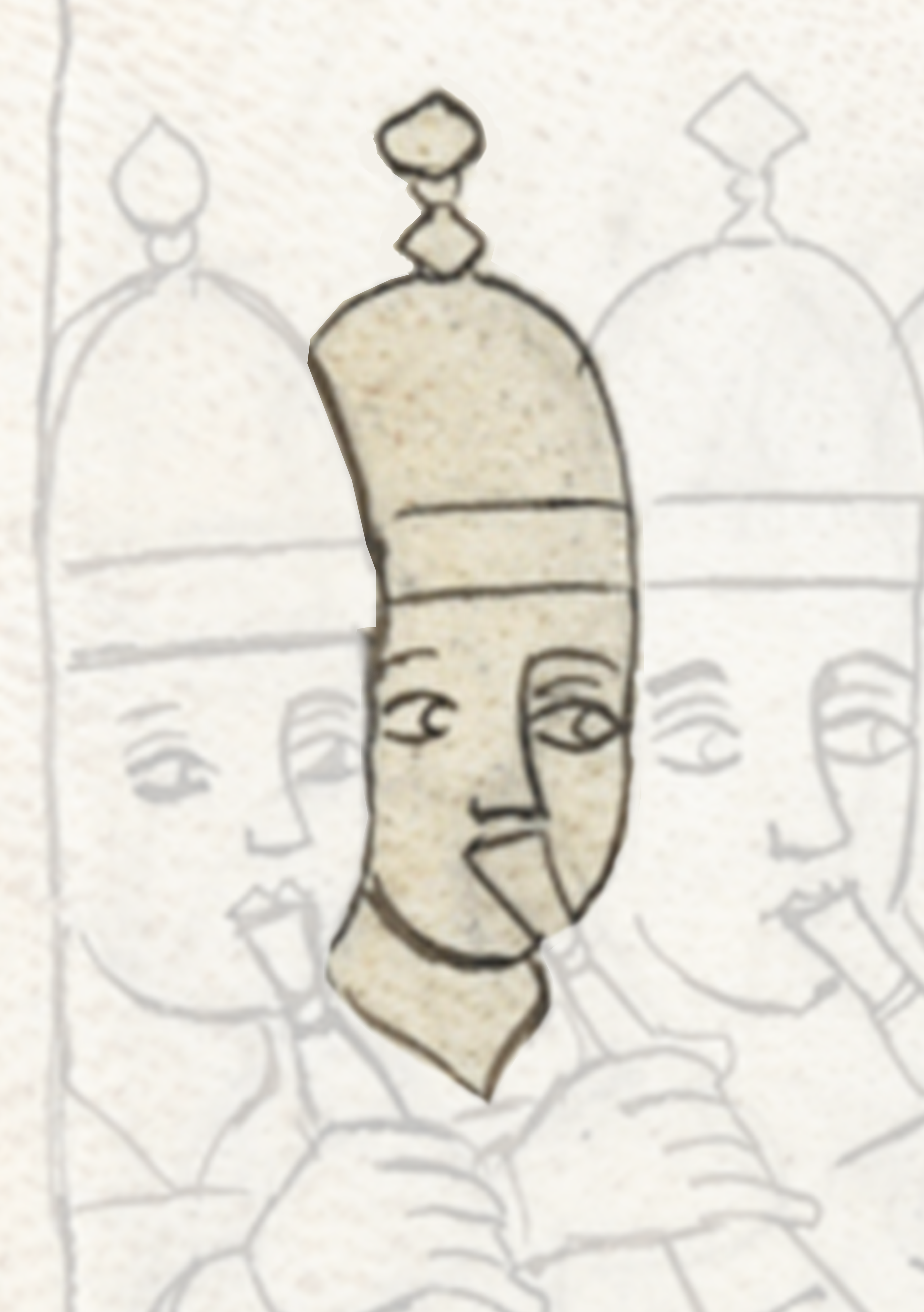 Drawing Of A Man With A Hat On