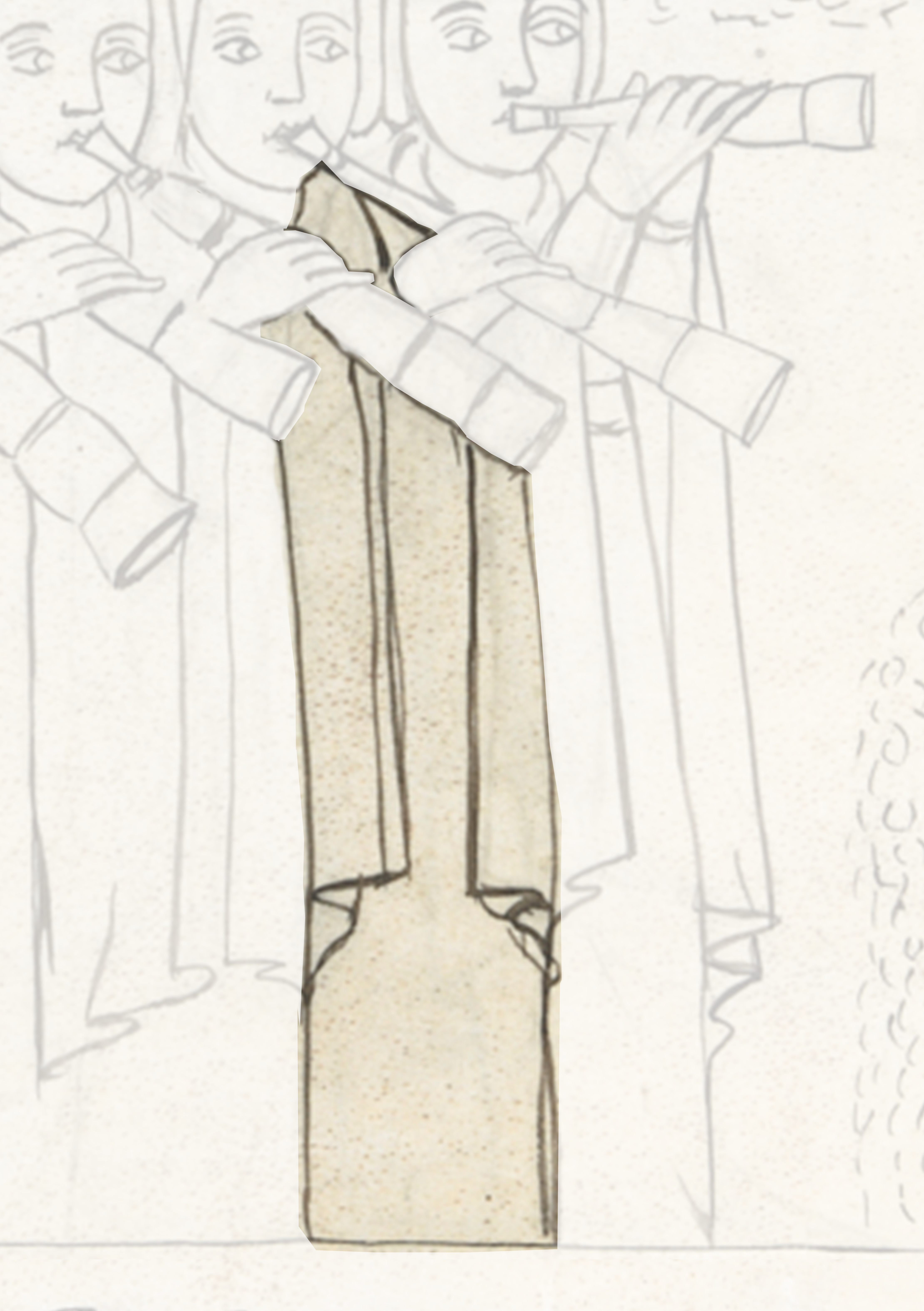 Drawing Of A Man With A Gun