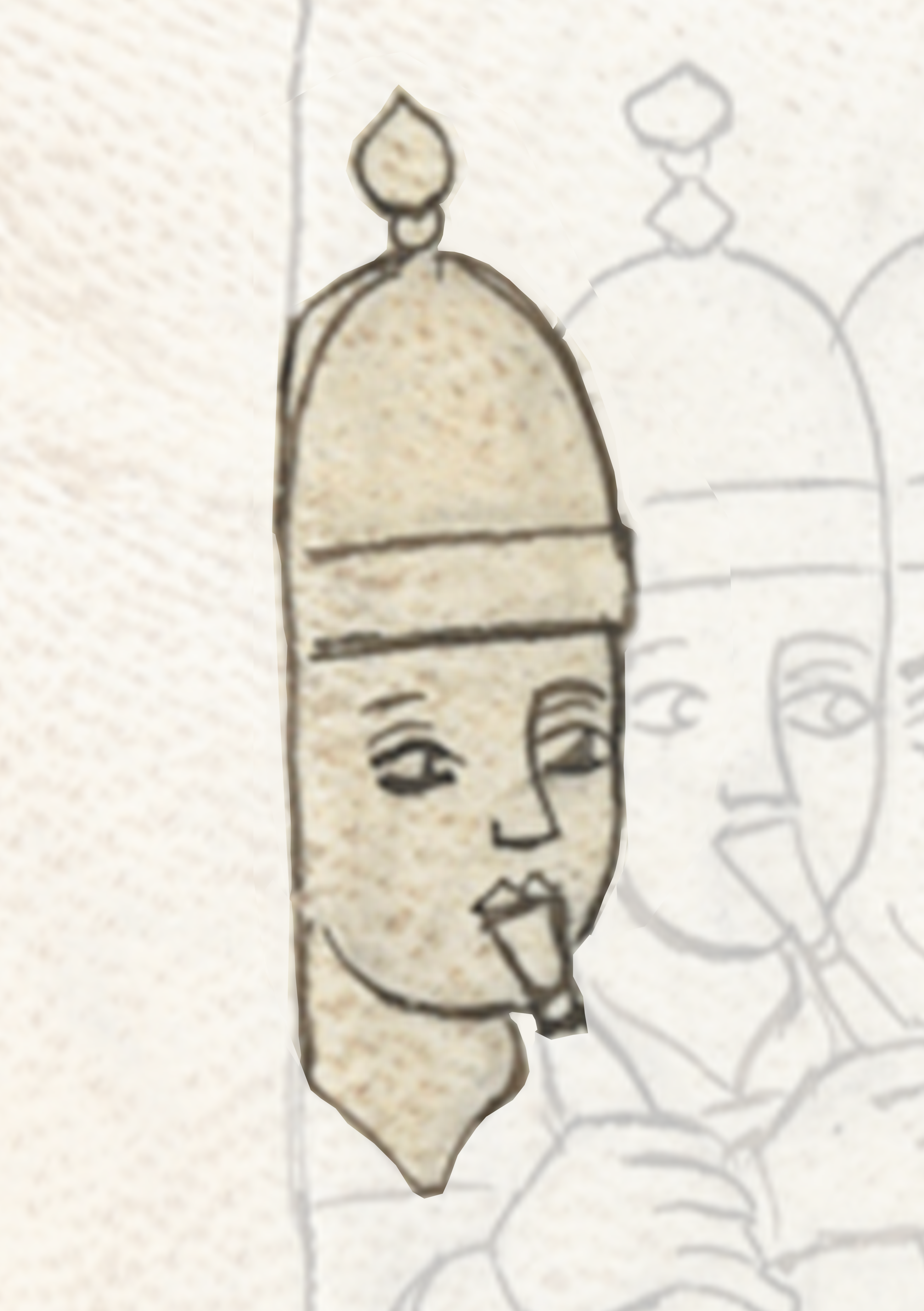 Drawing Of A Man With A Hat On