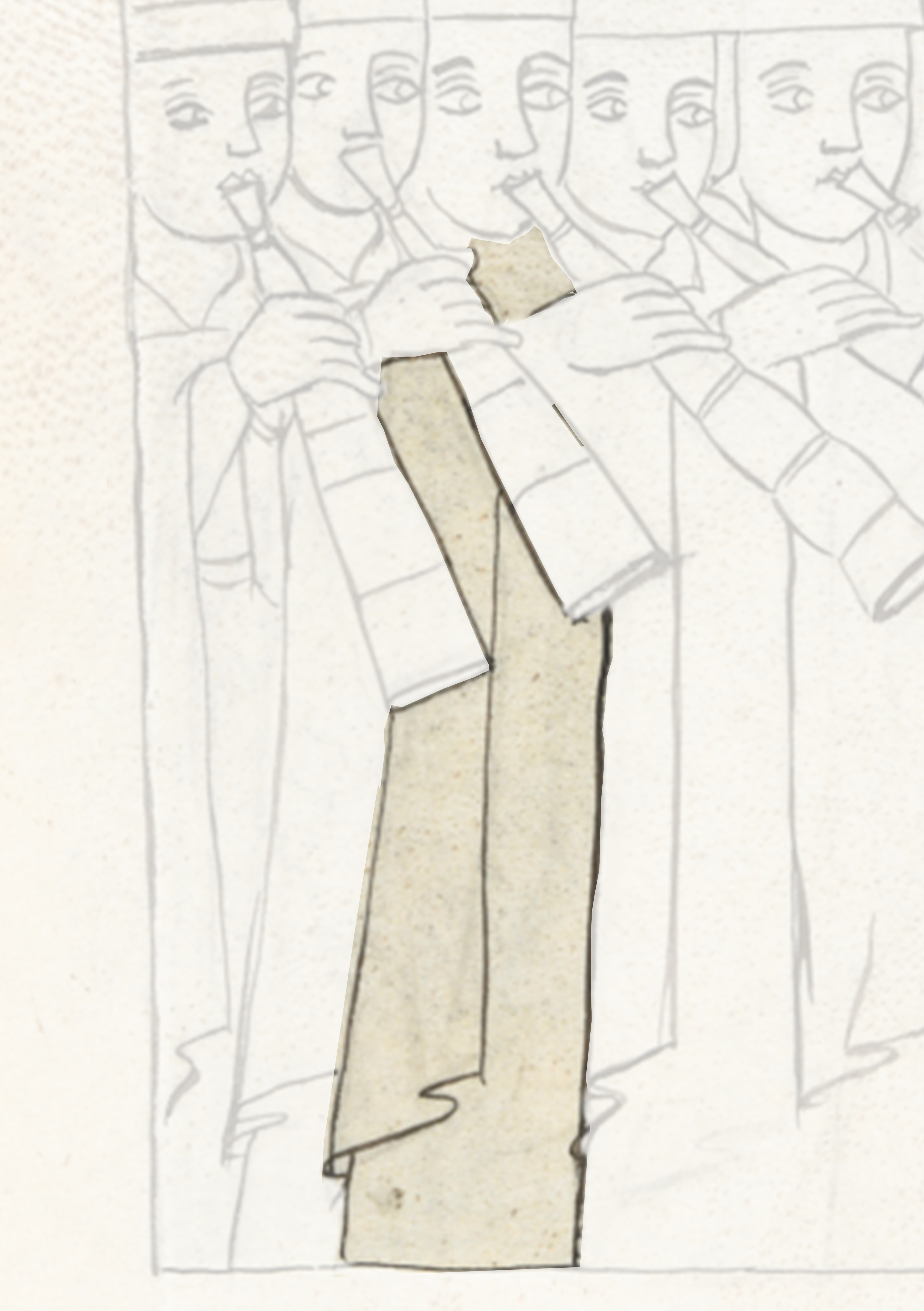 Drawing Of A Man In A Suit