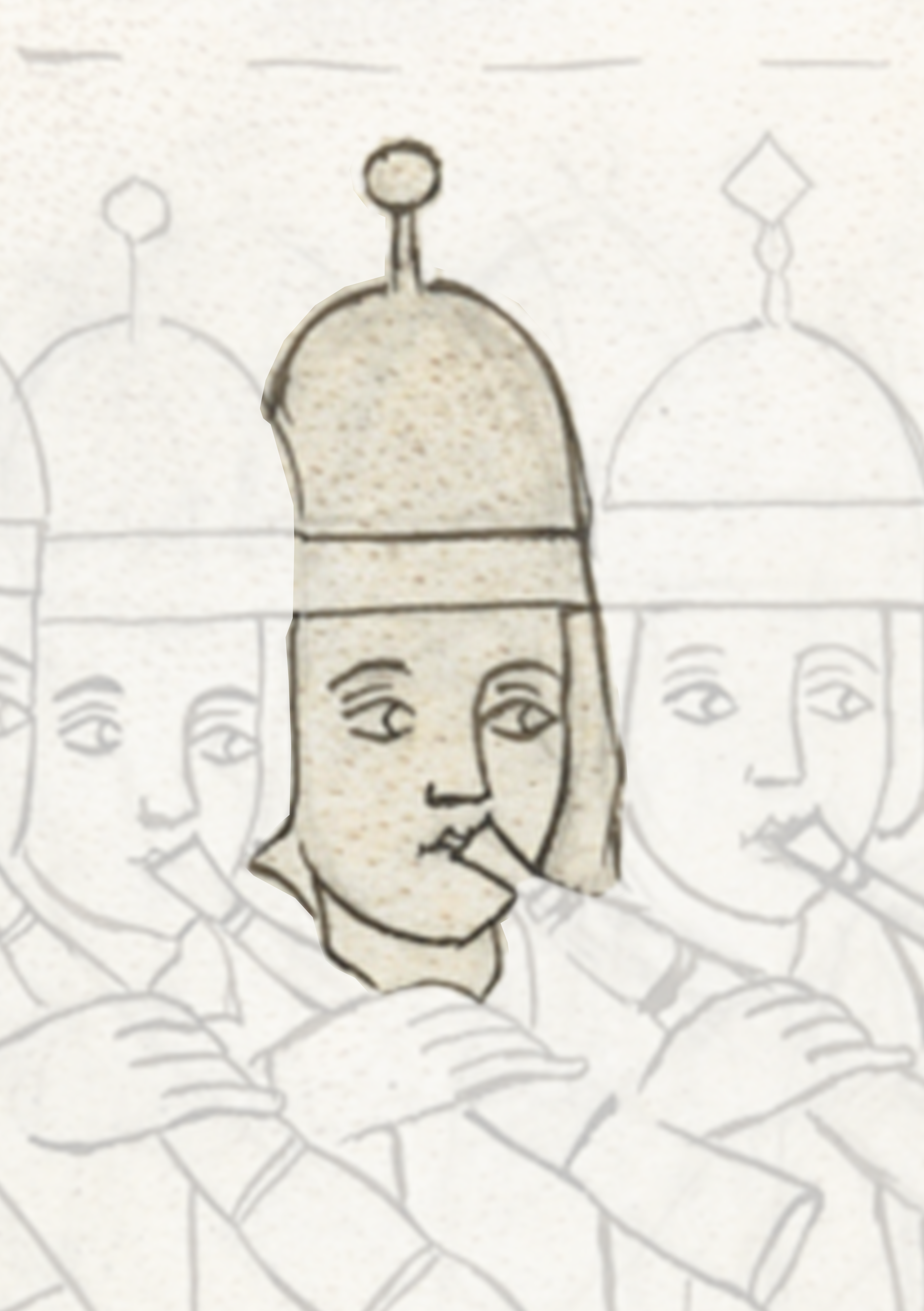 Drawing Of A Man With A Hat On
