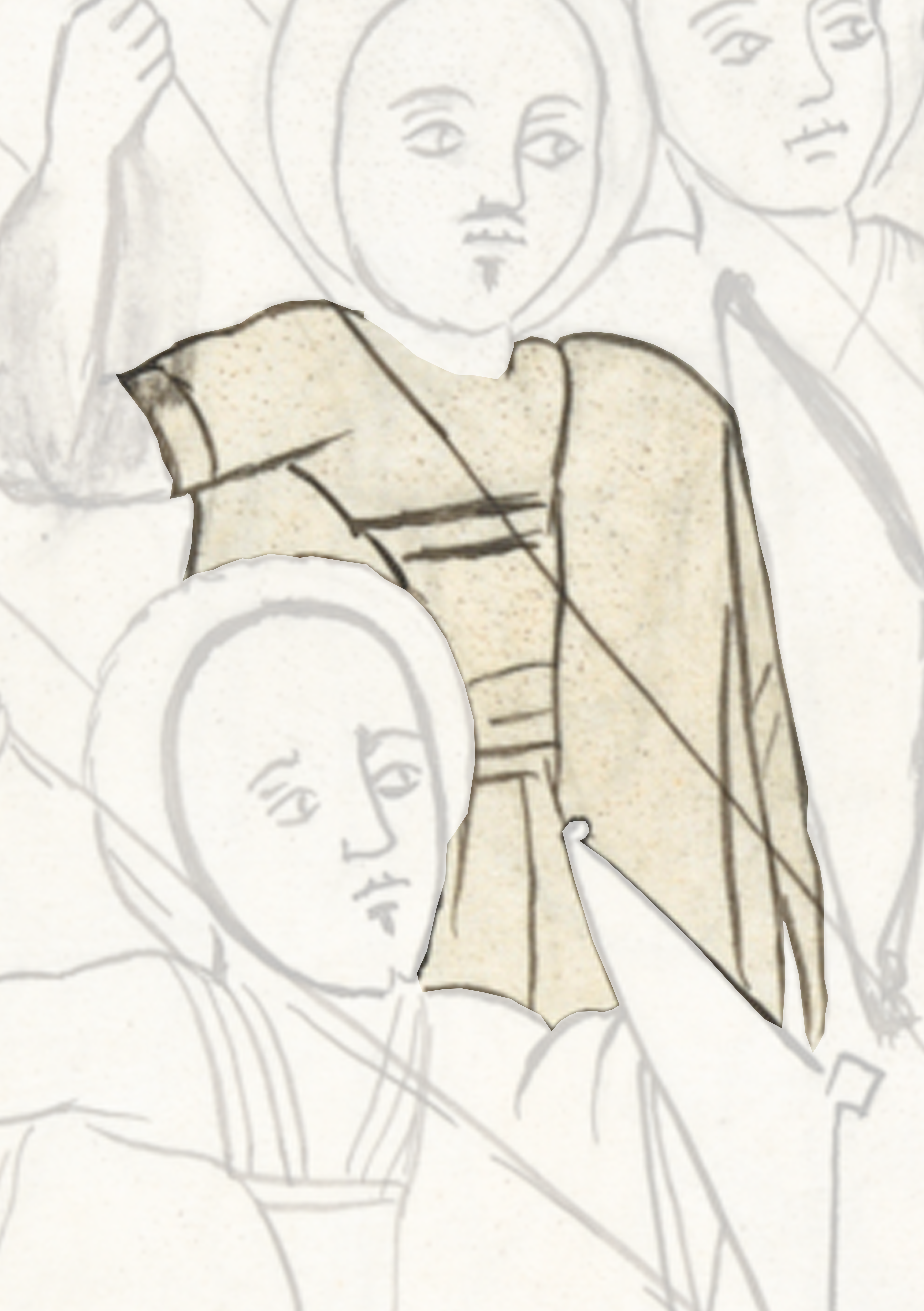 Drawing Of A Woman With A Bird On Her Shoulder