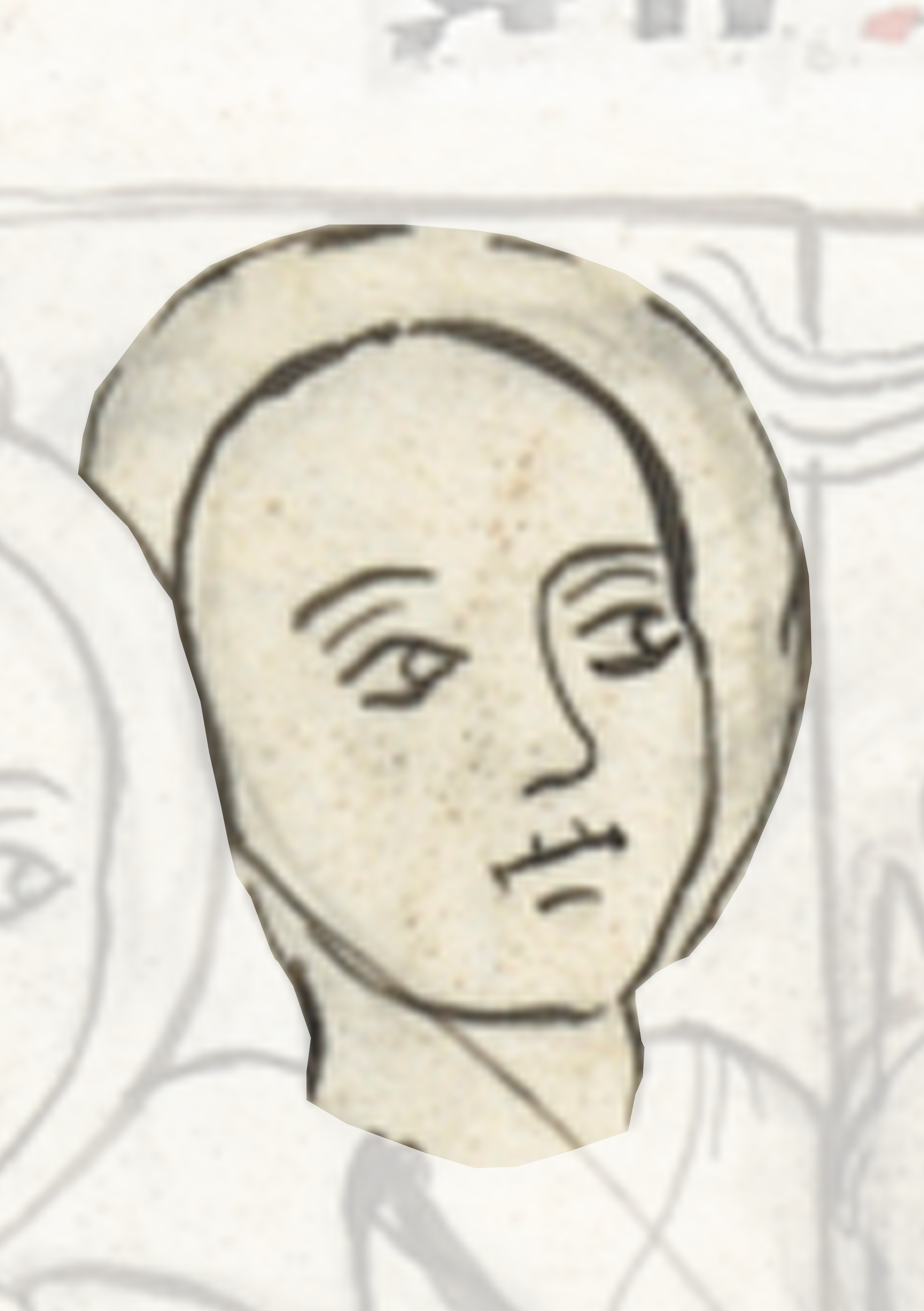 Drawing Of A Man With A Beard