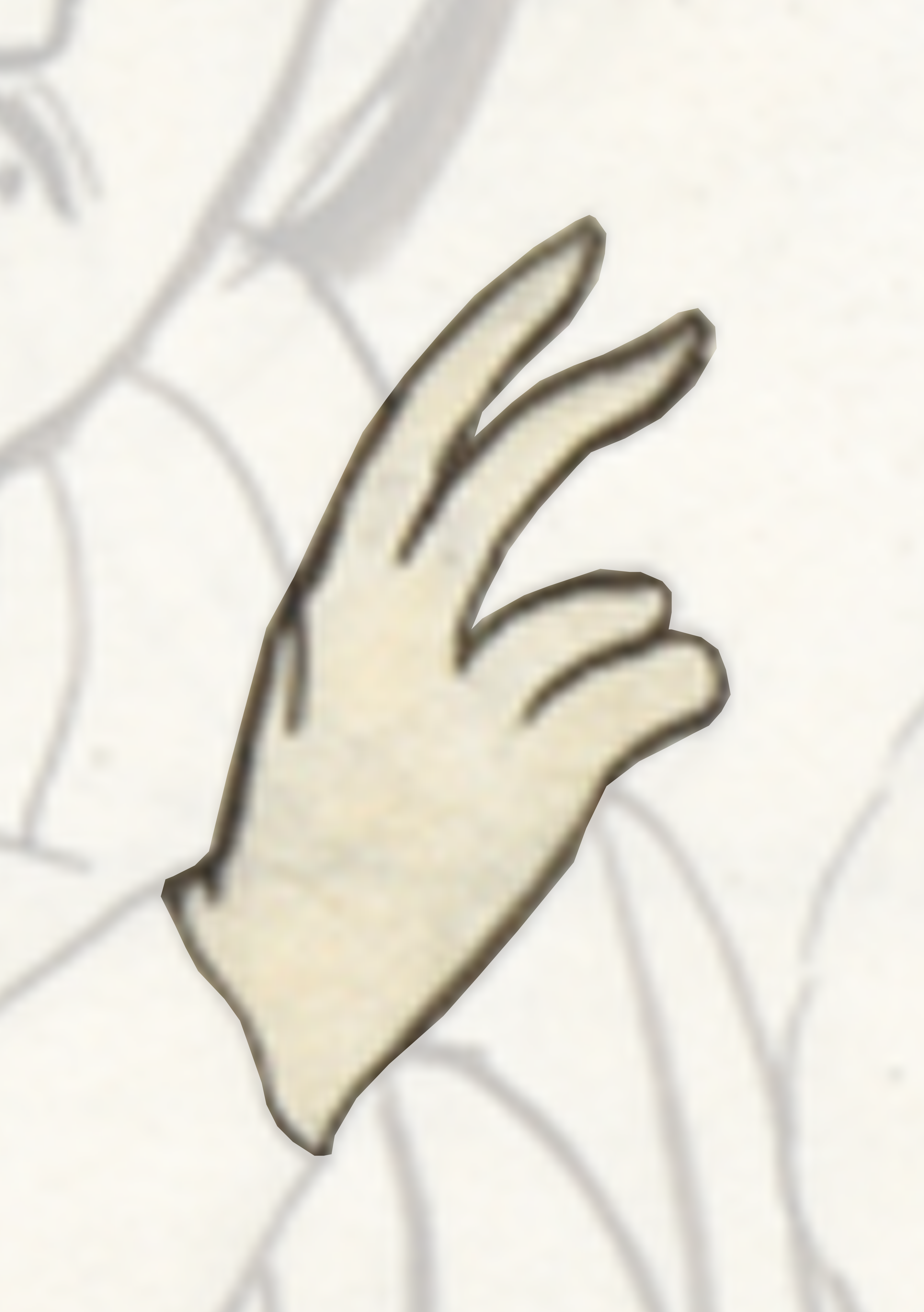 Hand Is Shown In The Shape Of A Hand