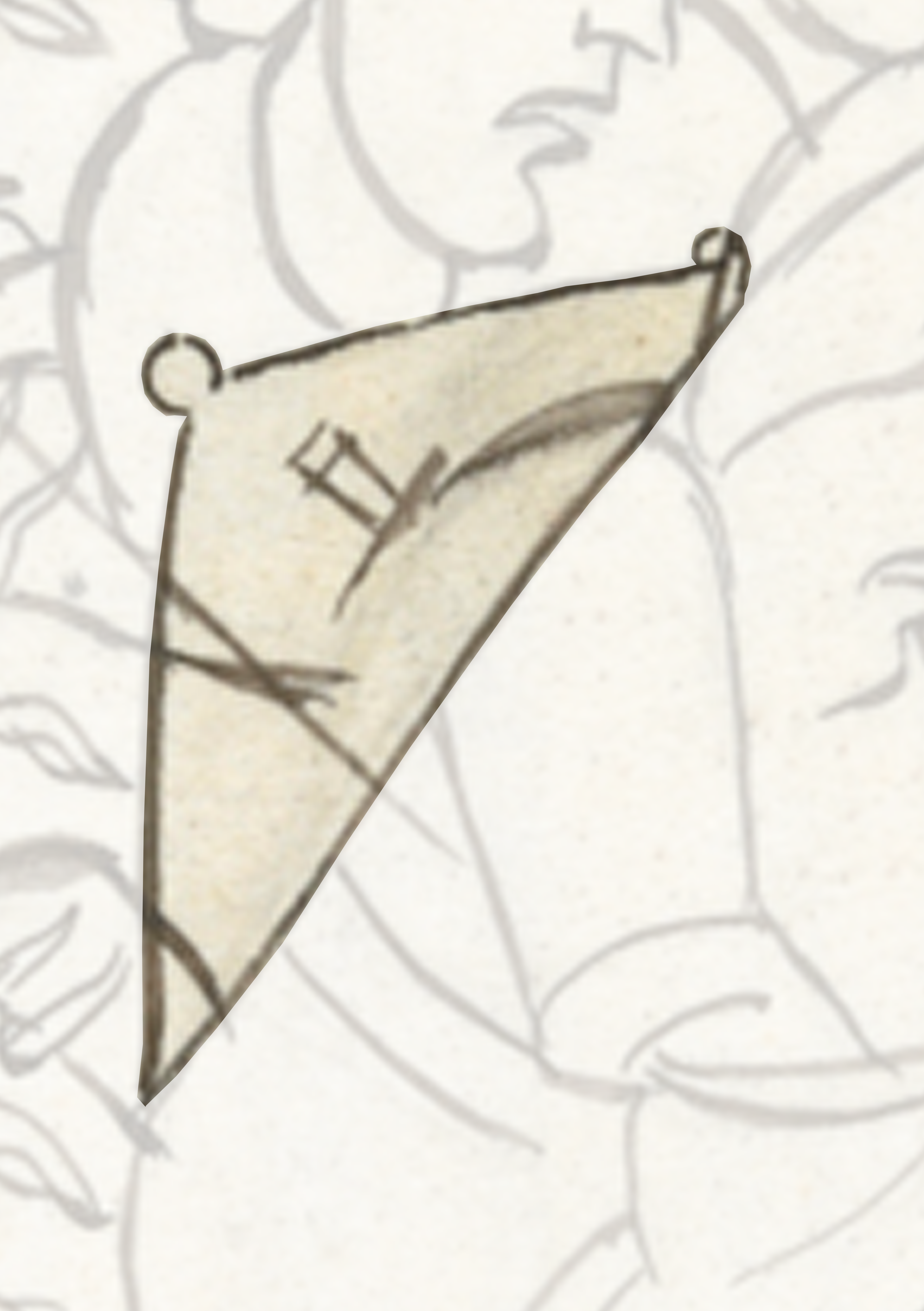 White And Black Drawing Of A Triangle