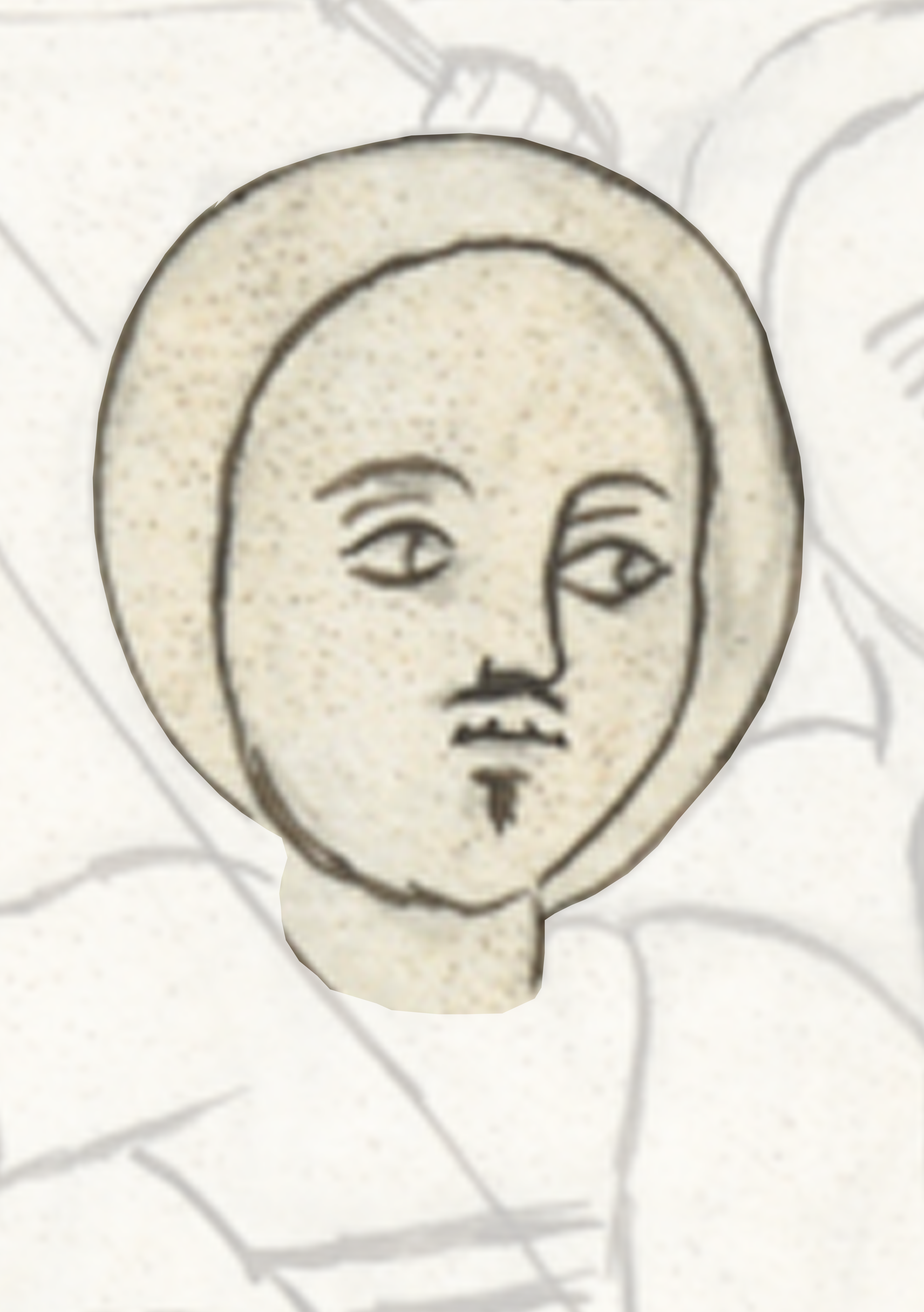 Drawing Of A Man With A Mustache