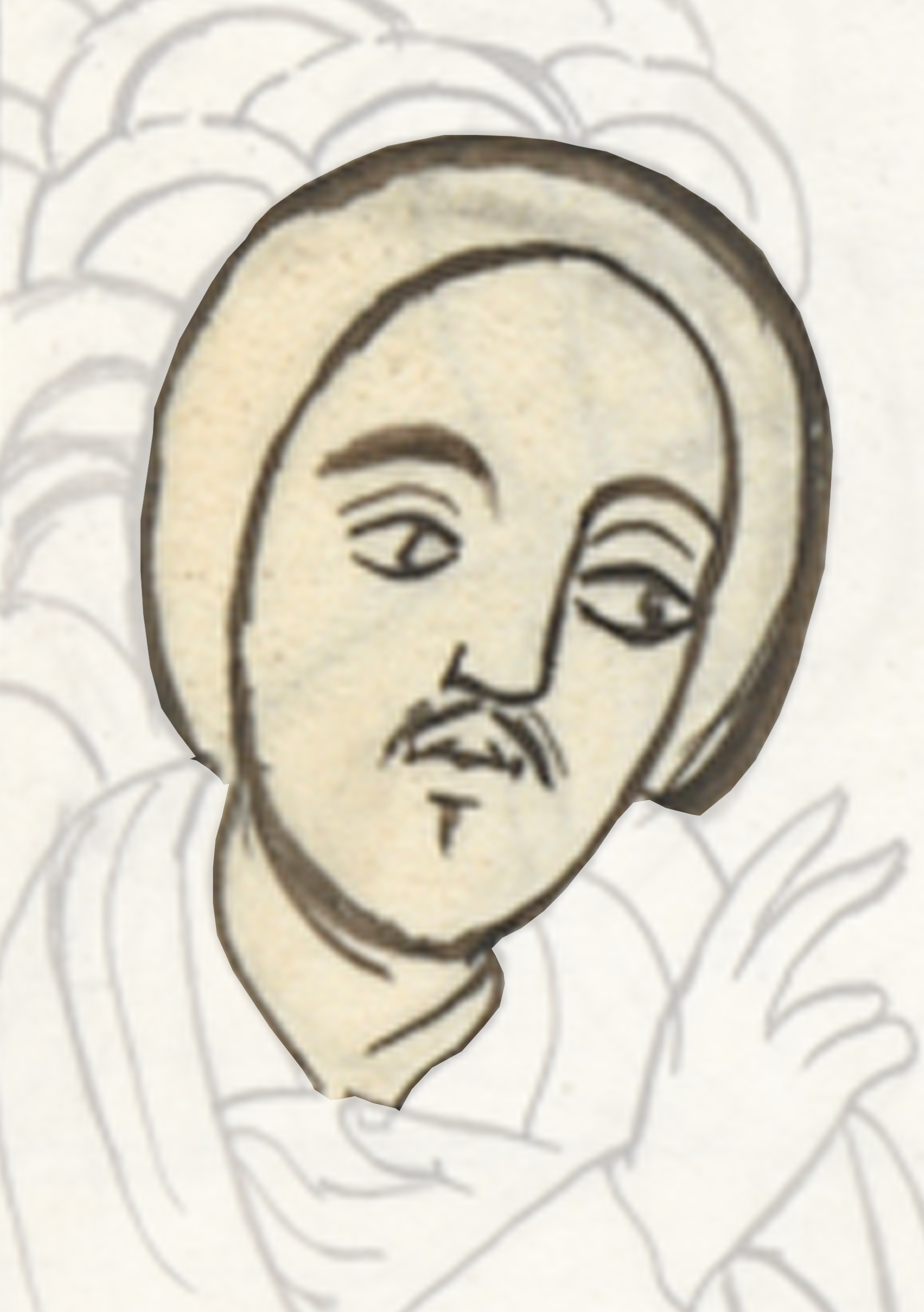 Drawing Of A Man With A Mustache