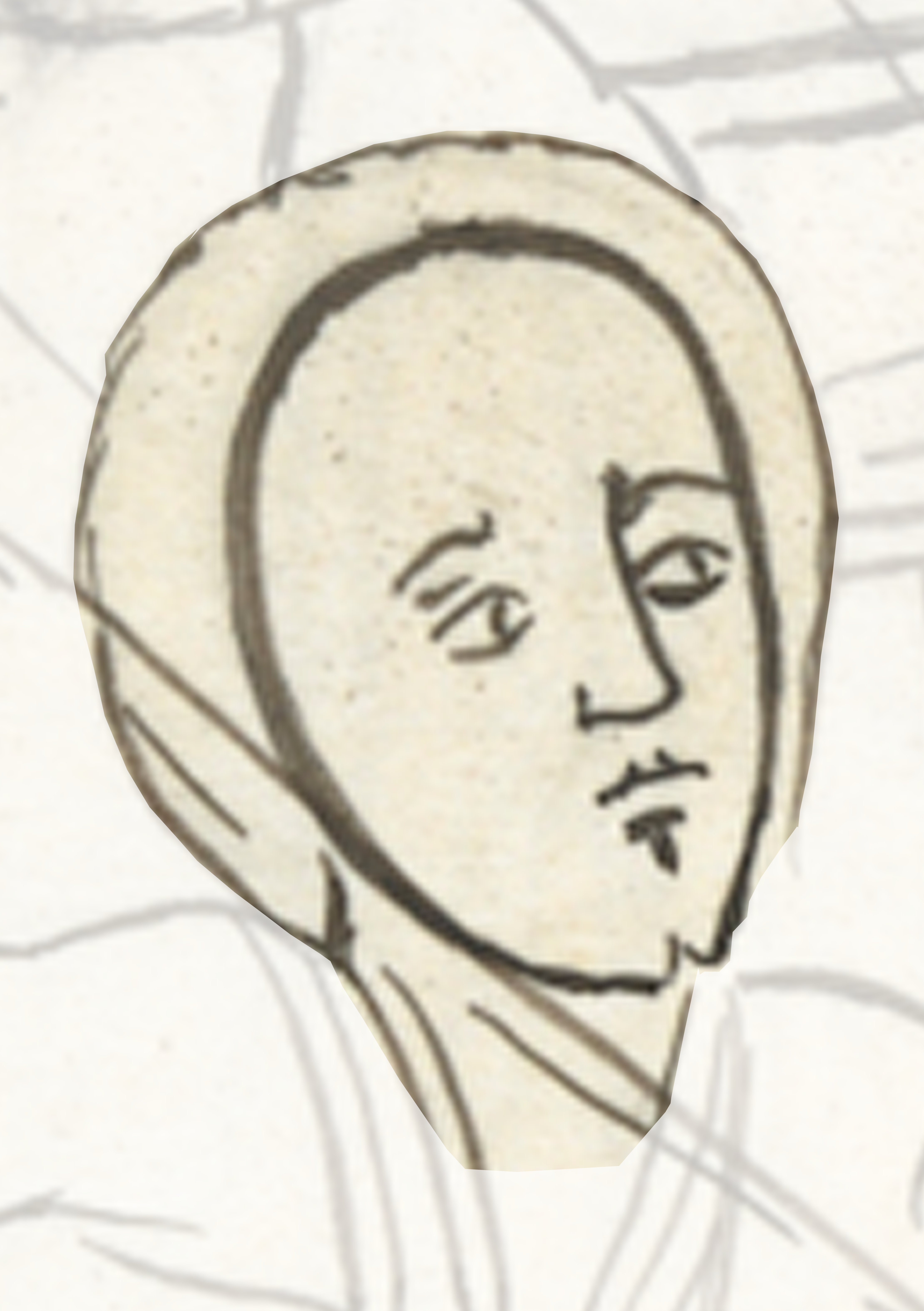 Drawing Of A Man With A Beard