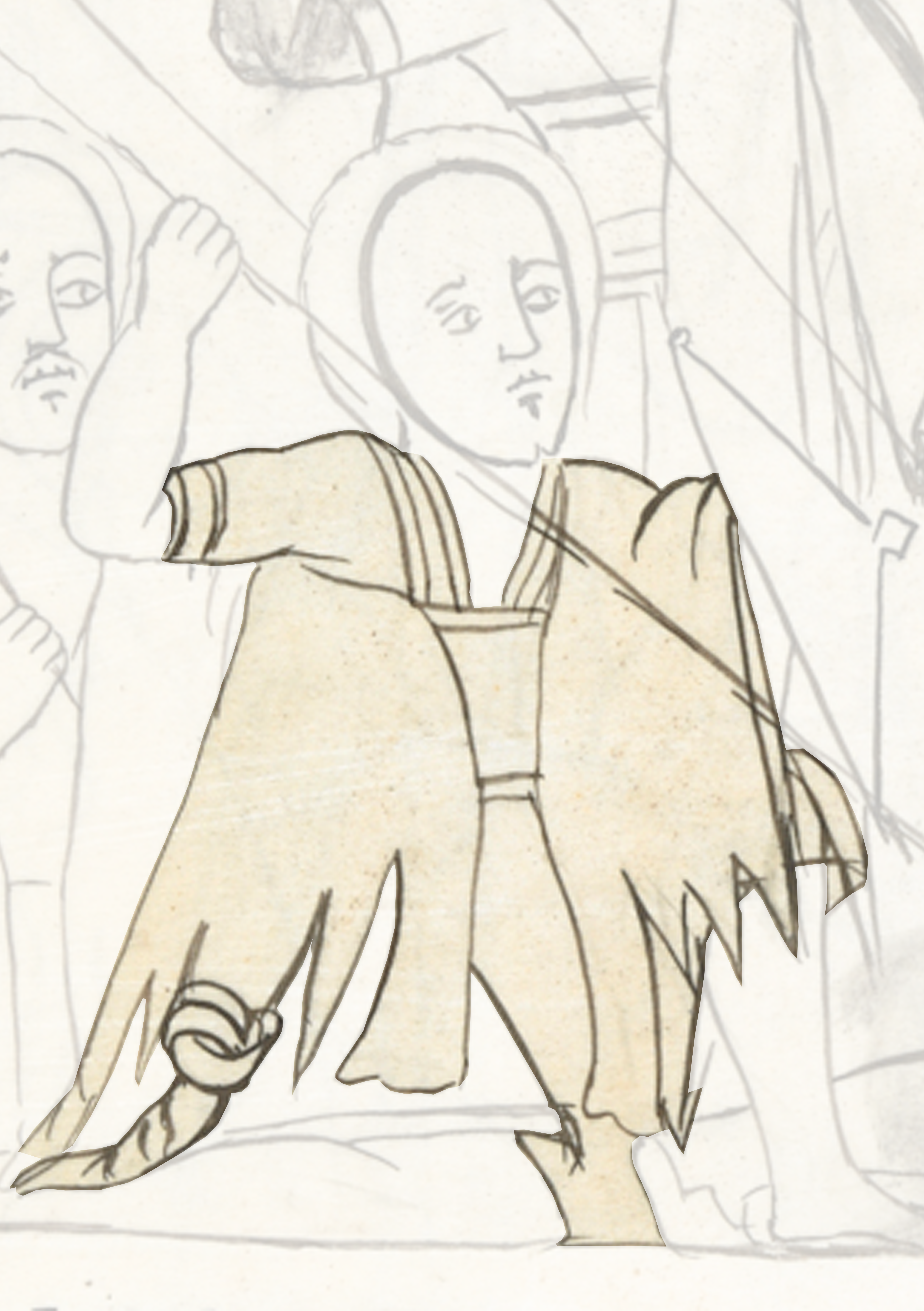 Drawing Of A Man In A Suit