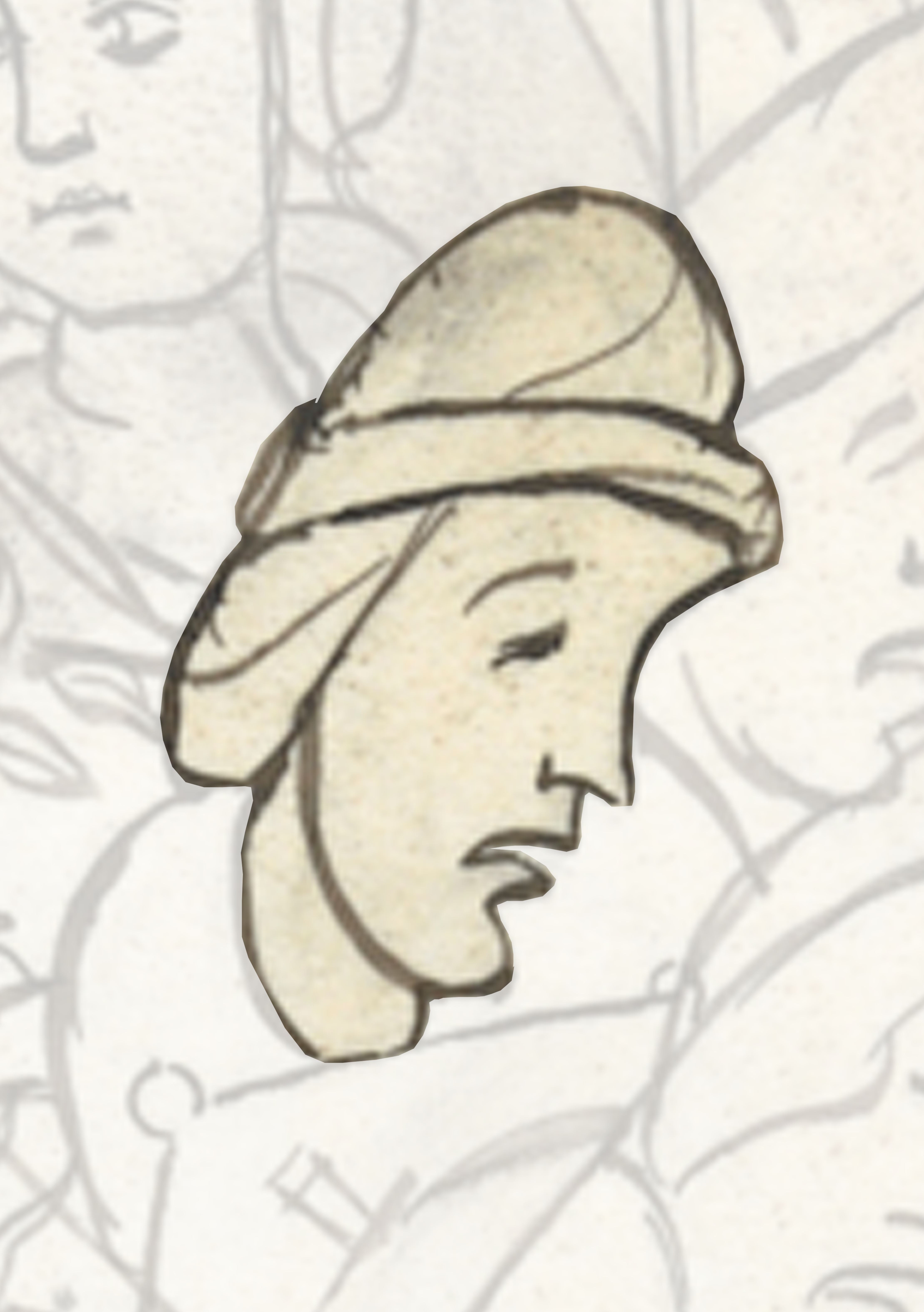 Drawing Of A Woman With A Hat