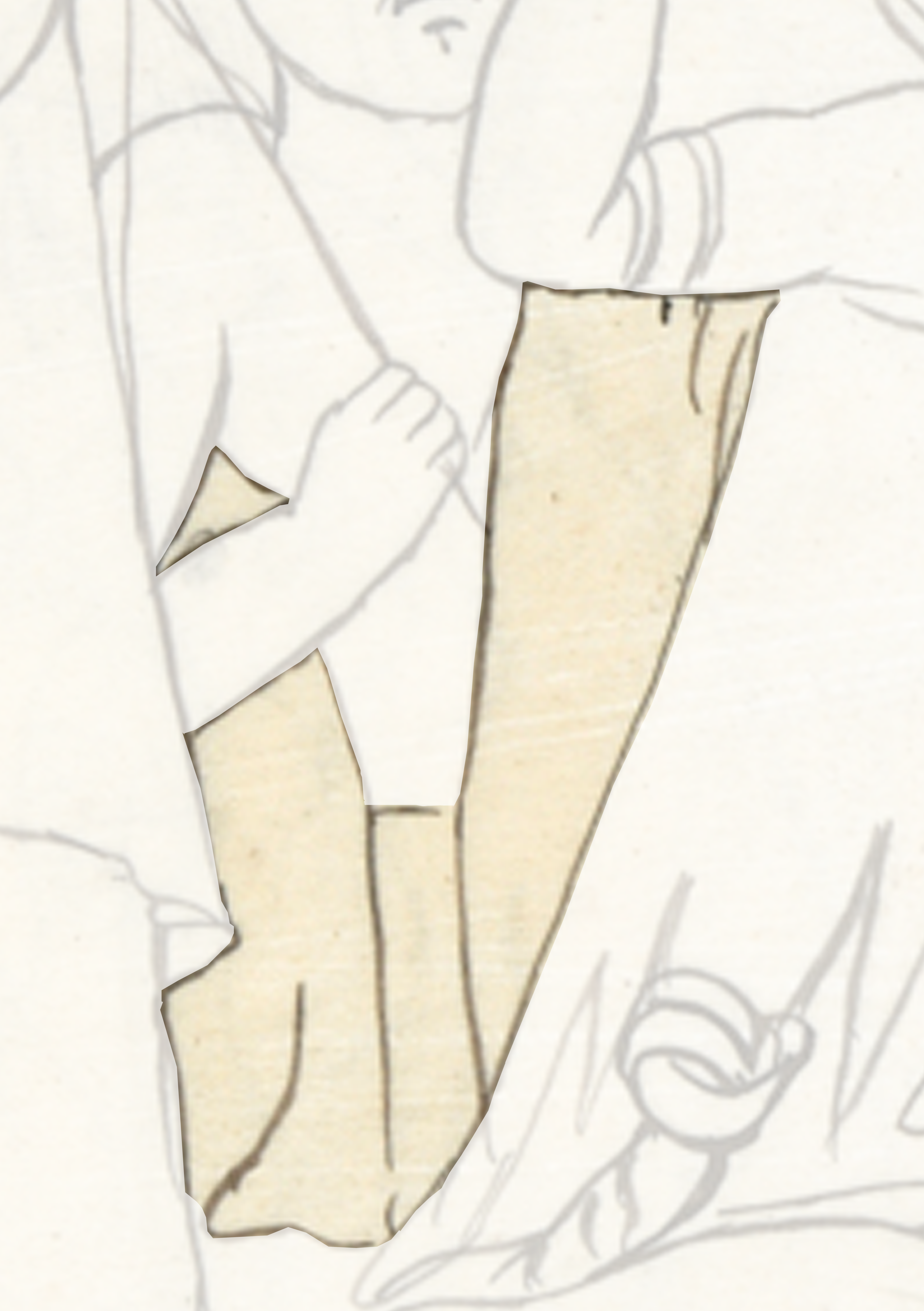 Drawing Of A Person With A Cell