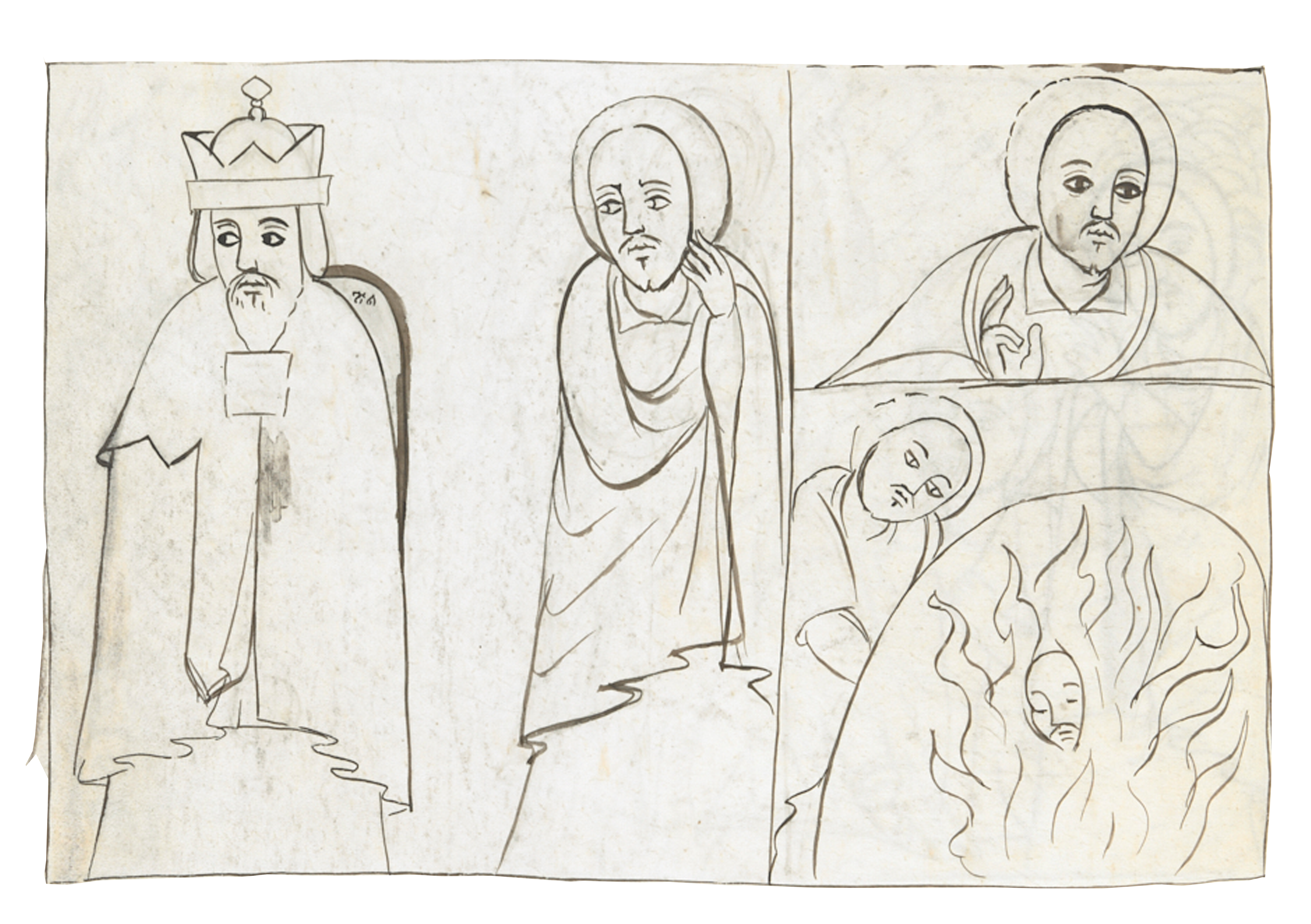 Drawing Of A Man And Woman