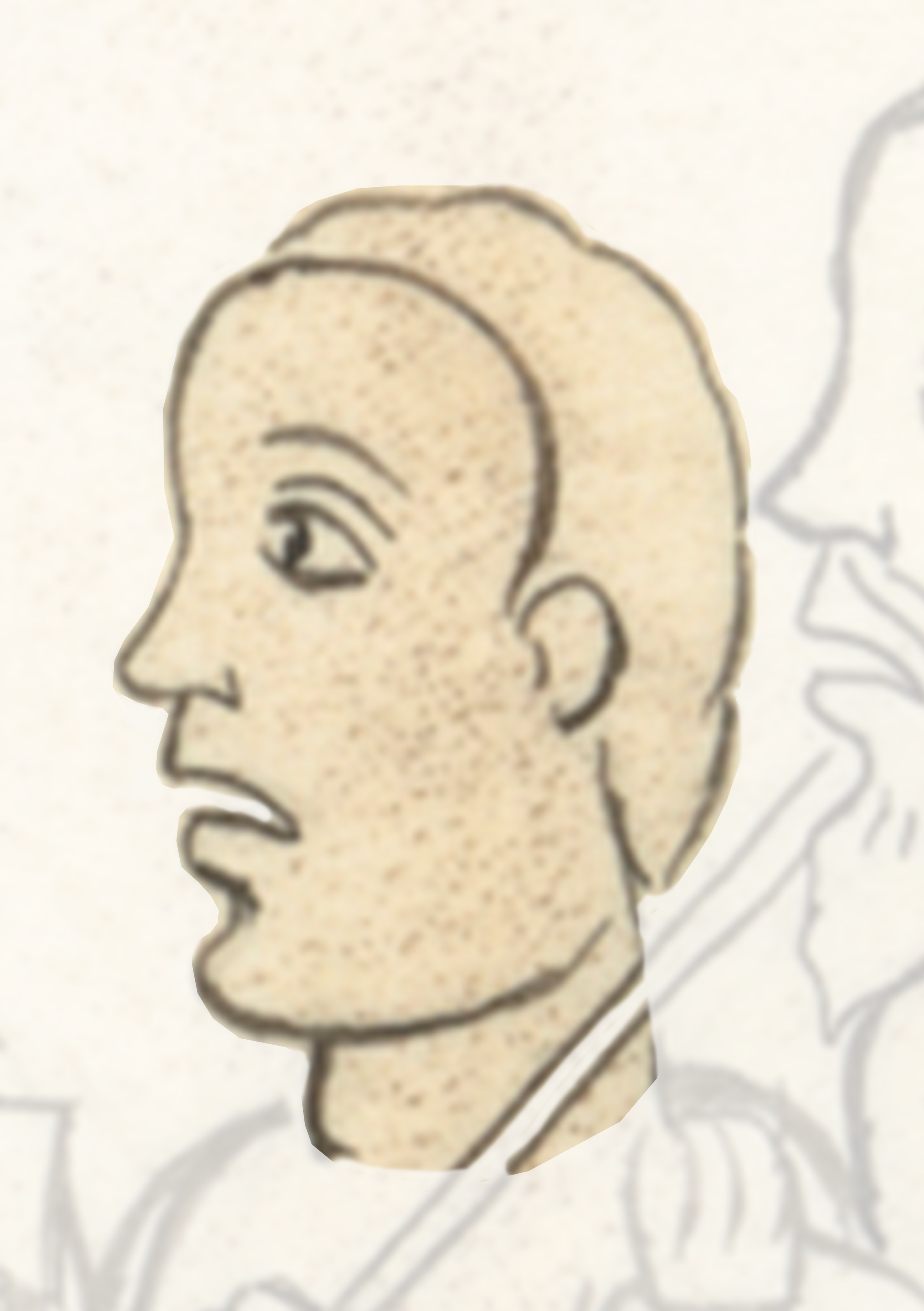 Drawing Of A Man With A Beard