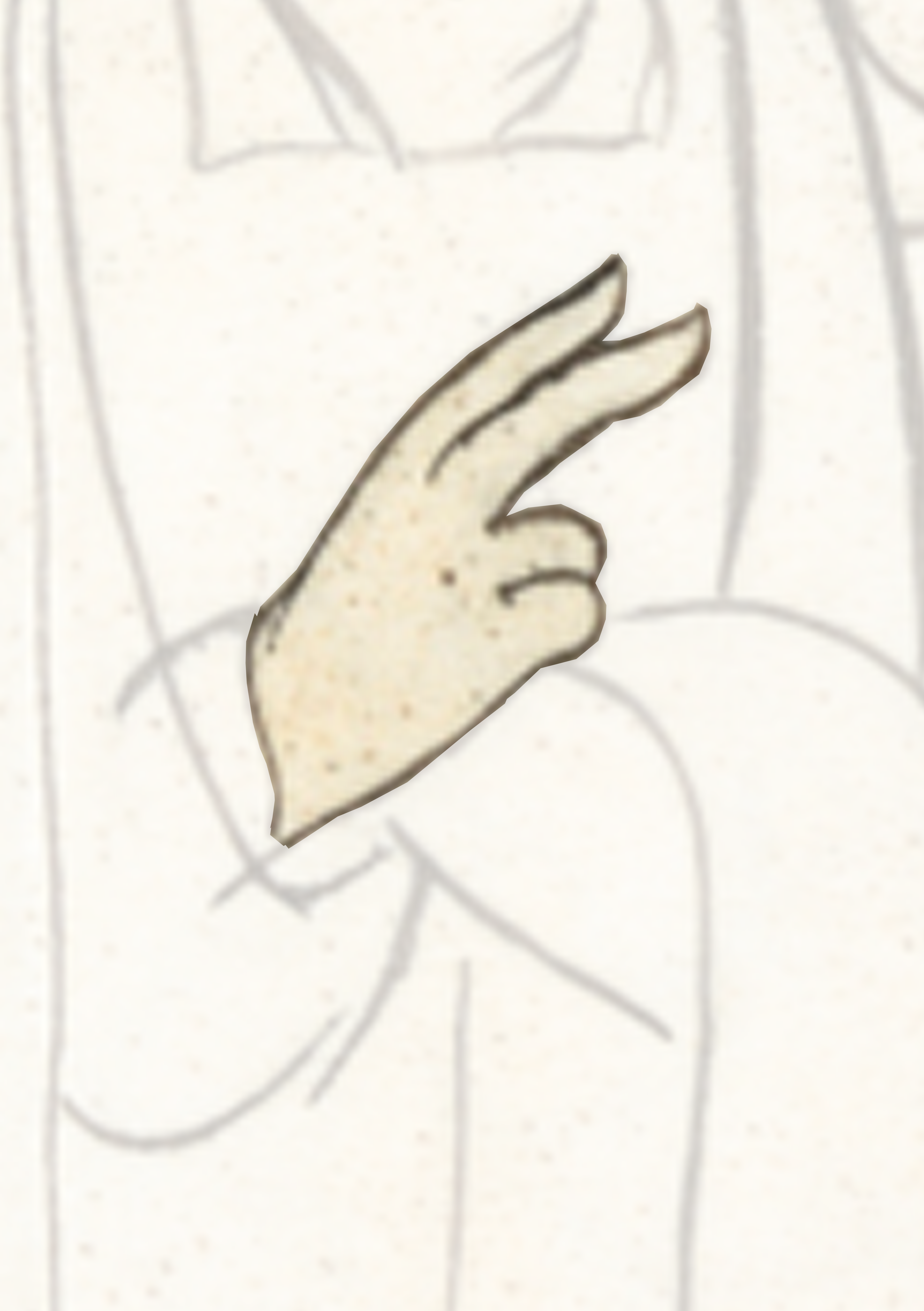 Drawing Of A Hand With A Finger On It