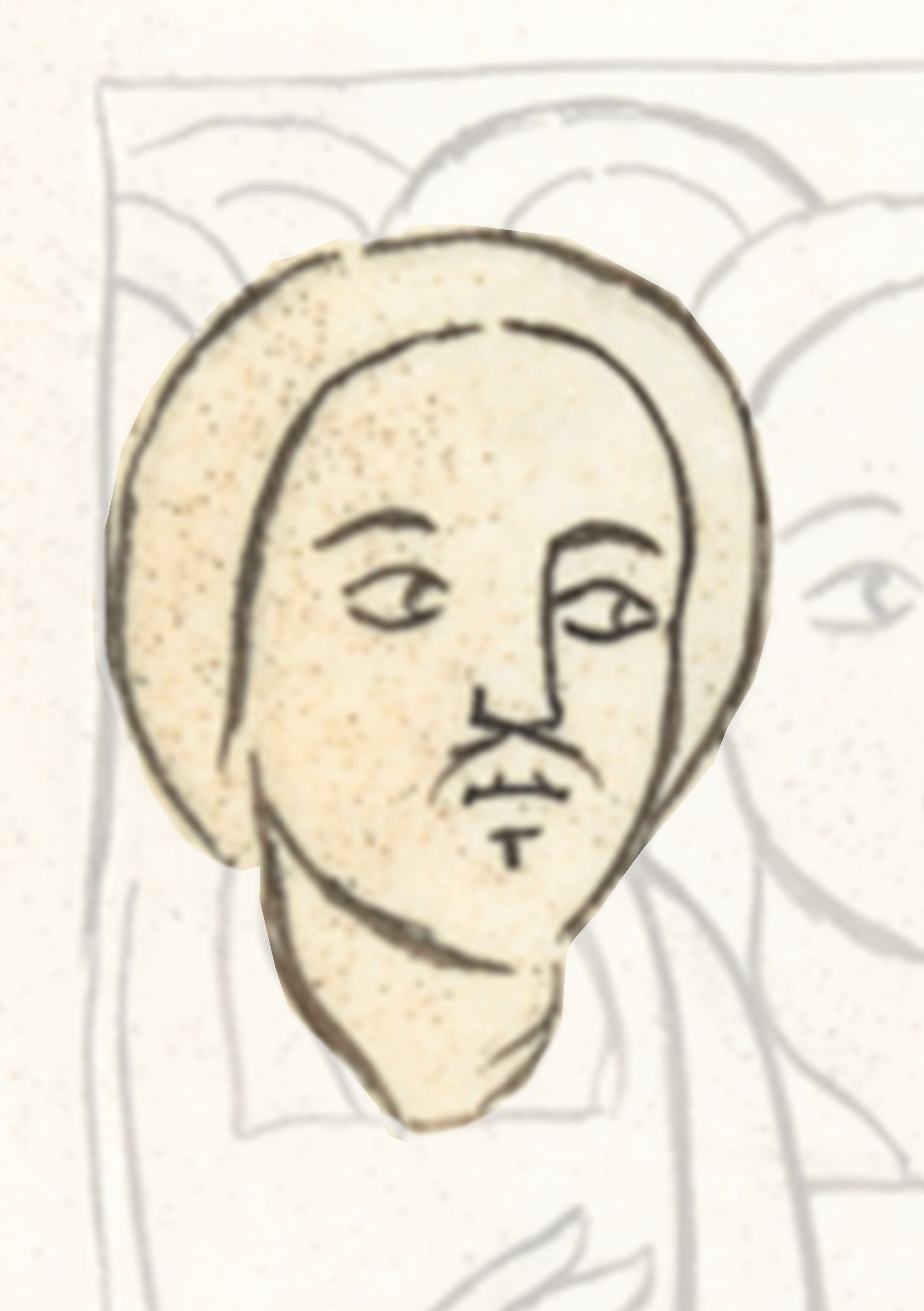 Drawing Of A Man With A Beard