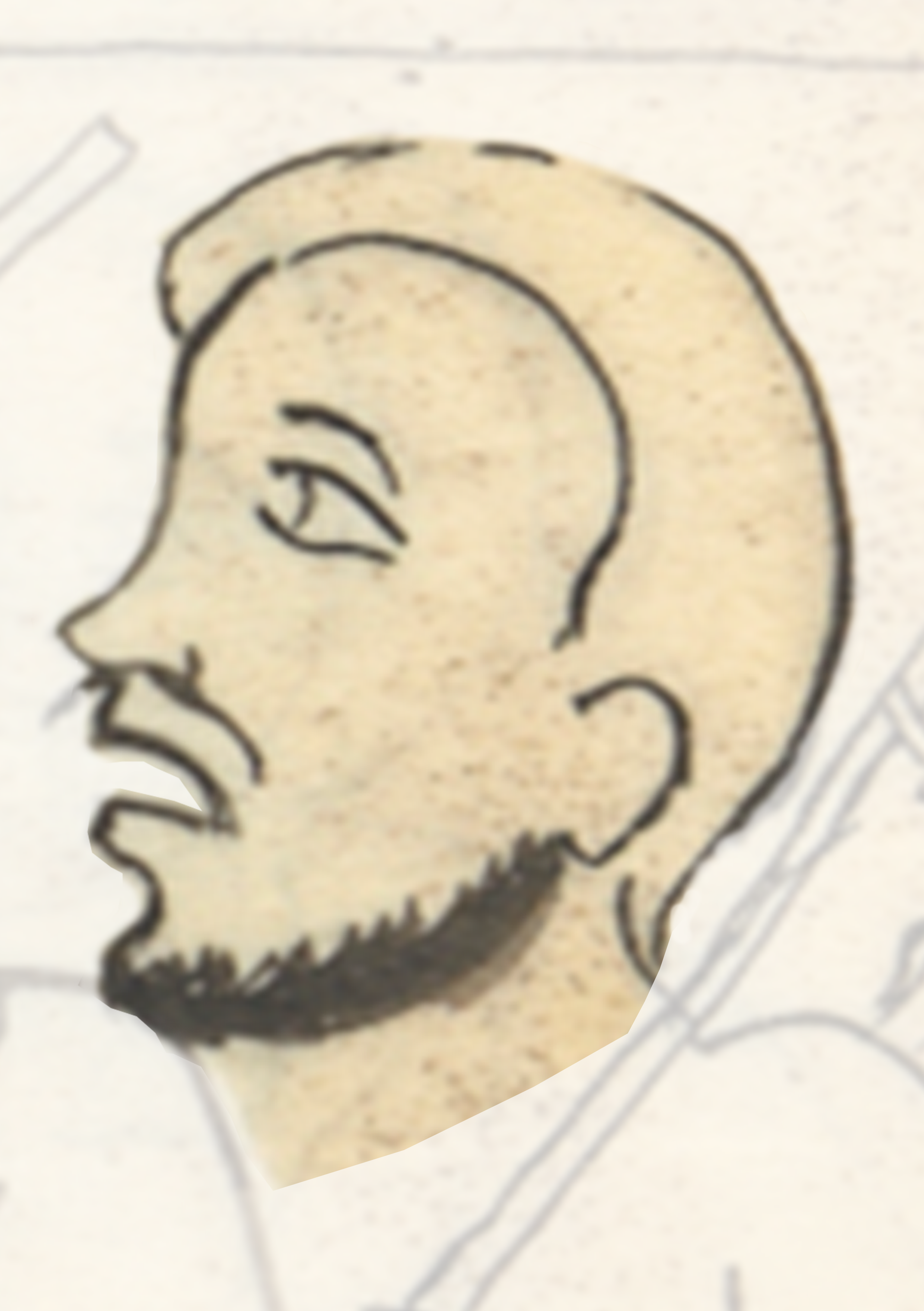 Drawing Of A Man With A Beard
