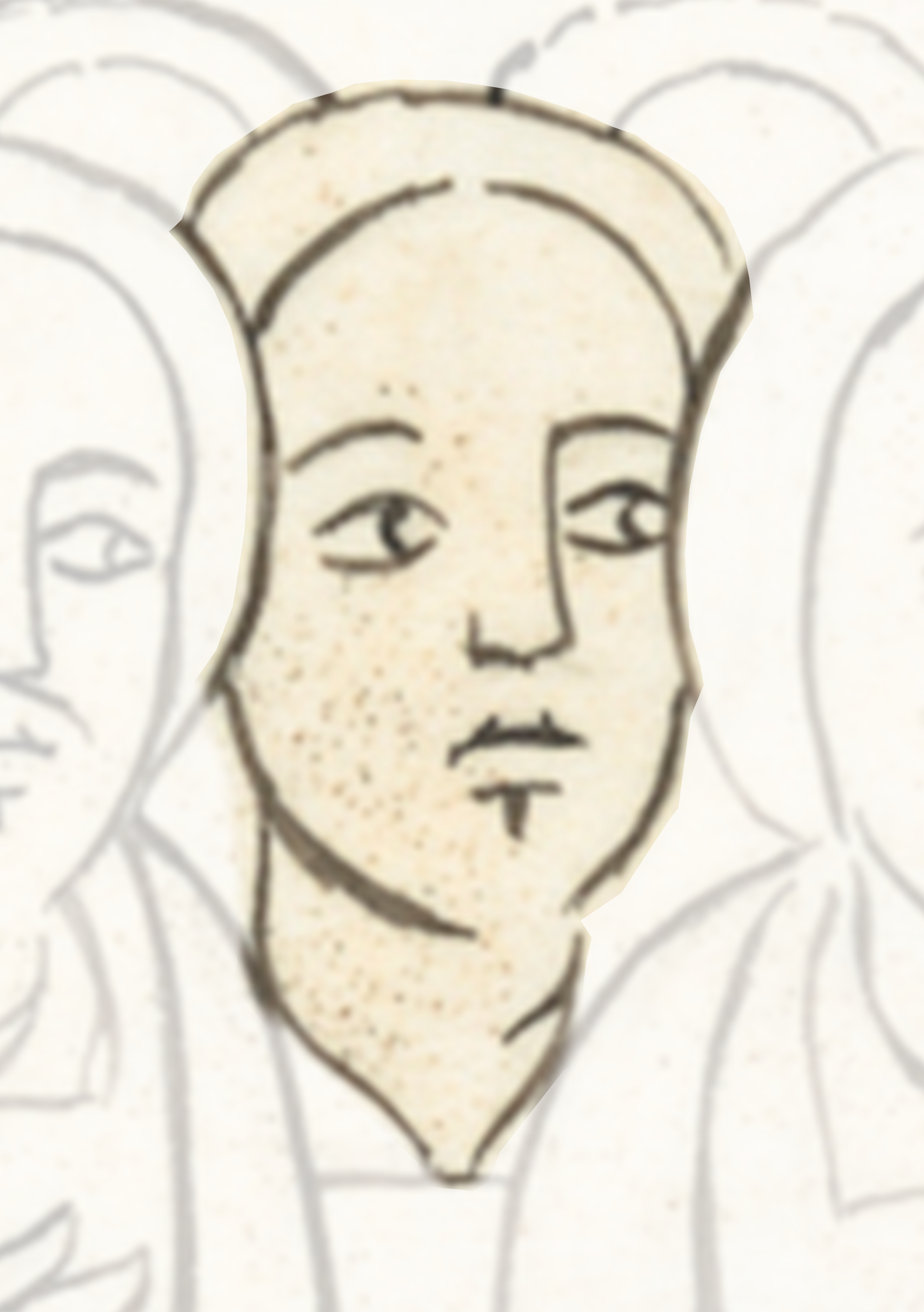 Drawing Of A Woman With Two Heads