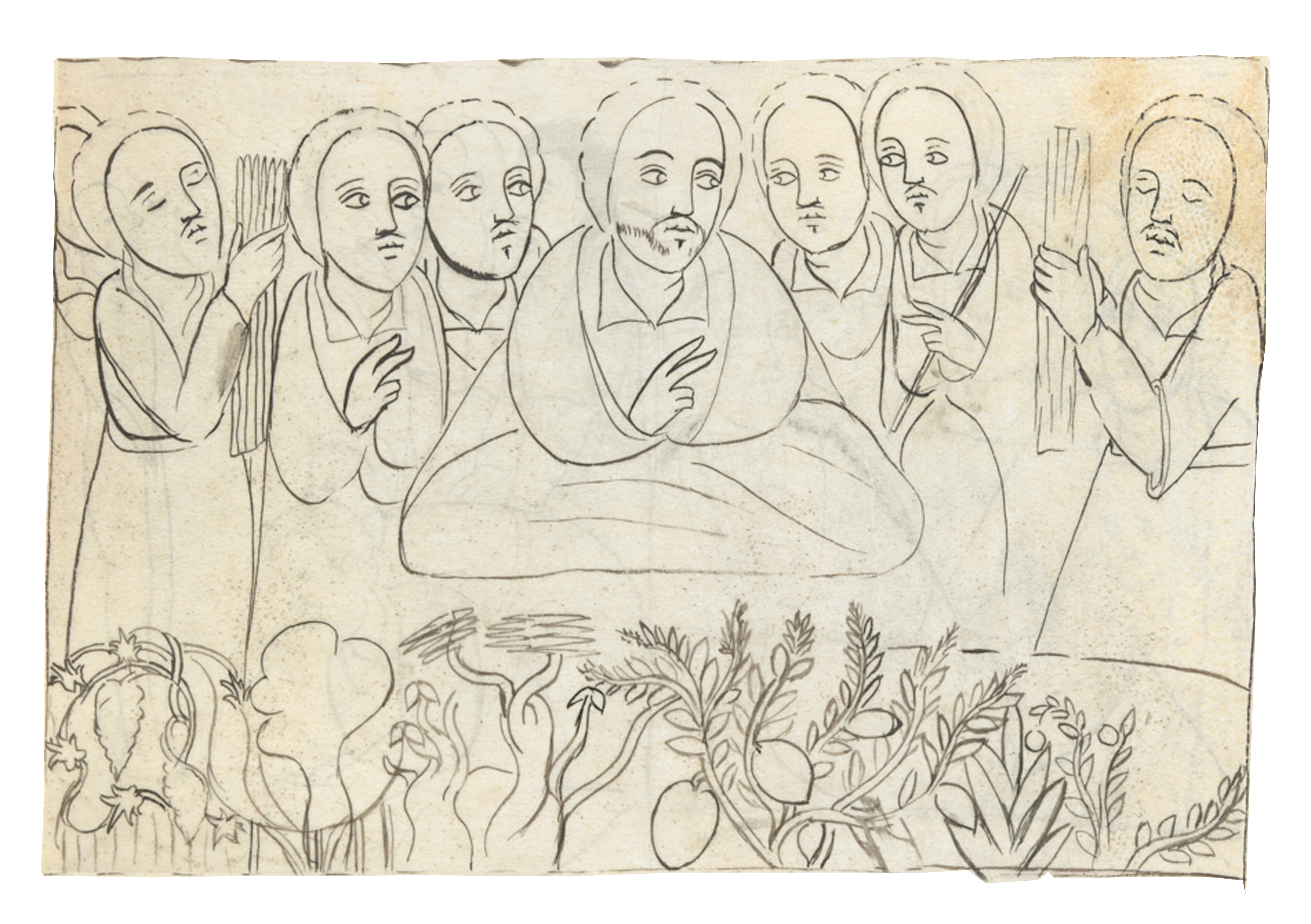 Drawing Of A Group Of People