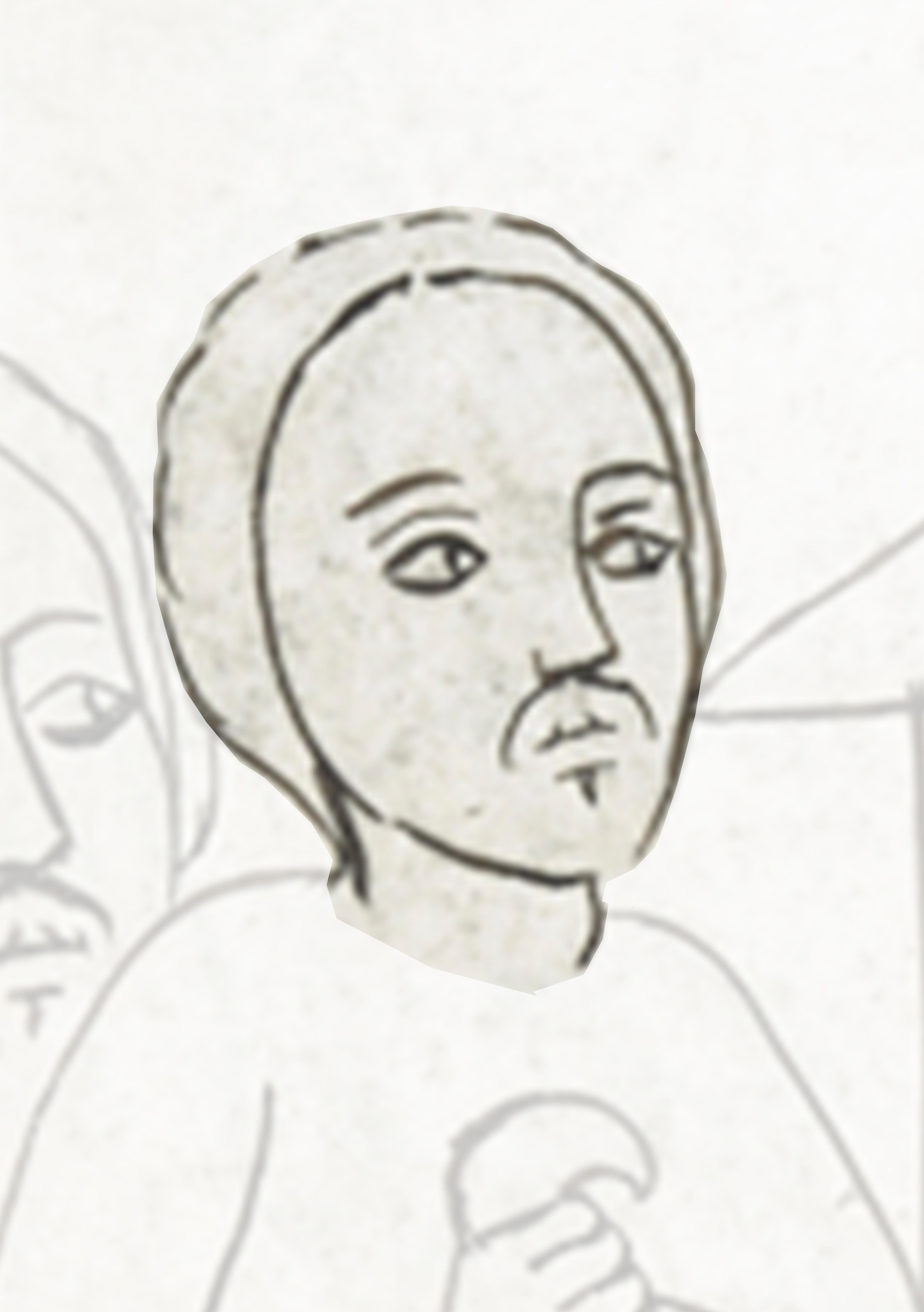 Drawing Of A Man With A Beard