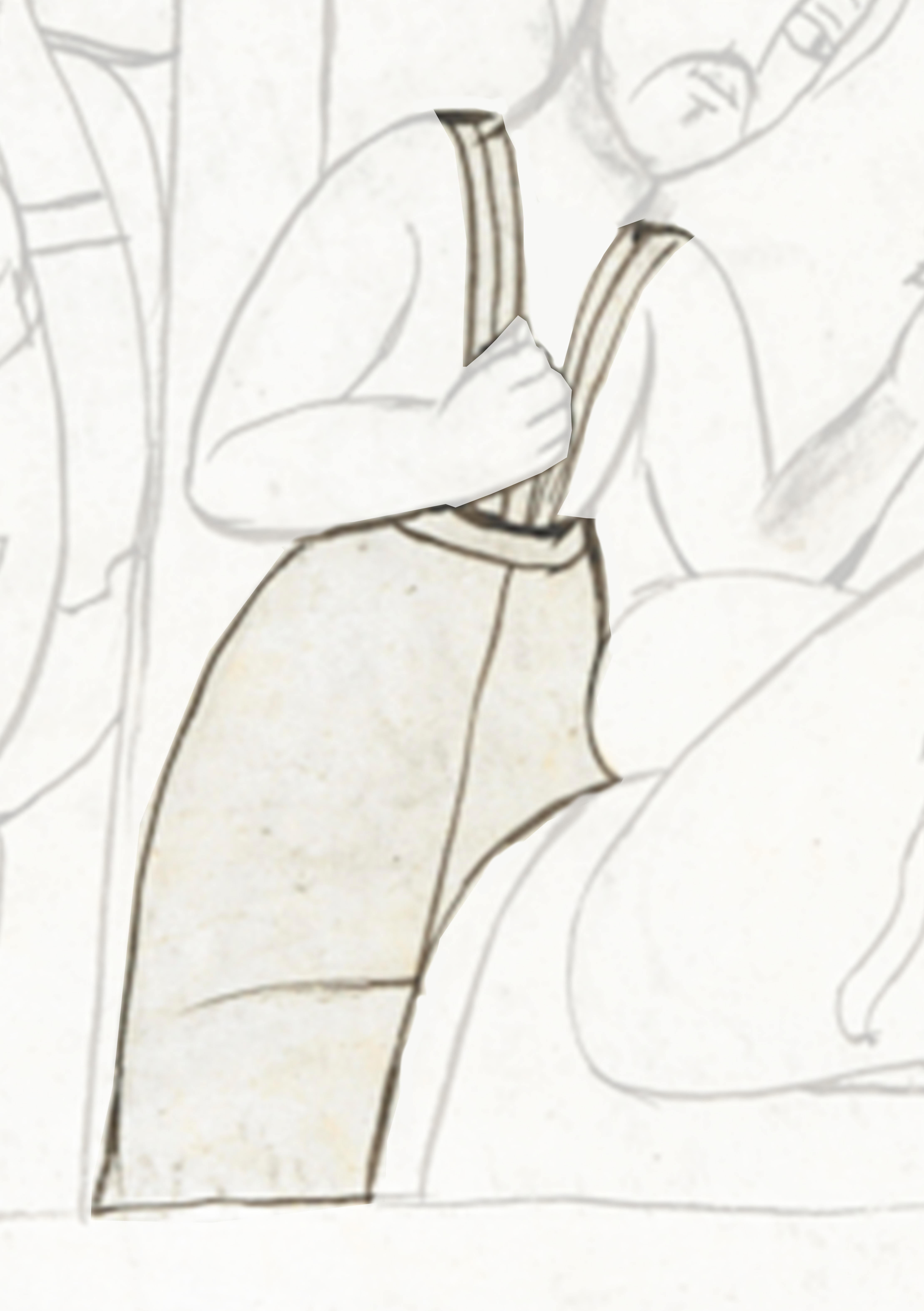 Drawing Of A Woman In A Dress