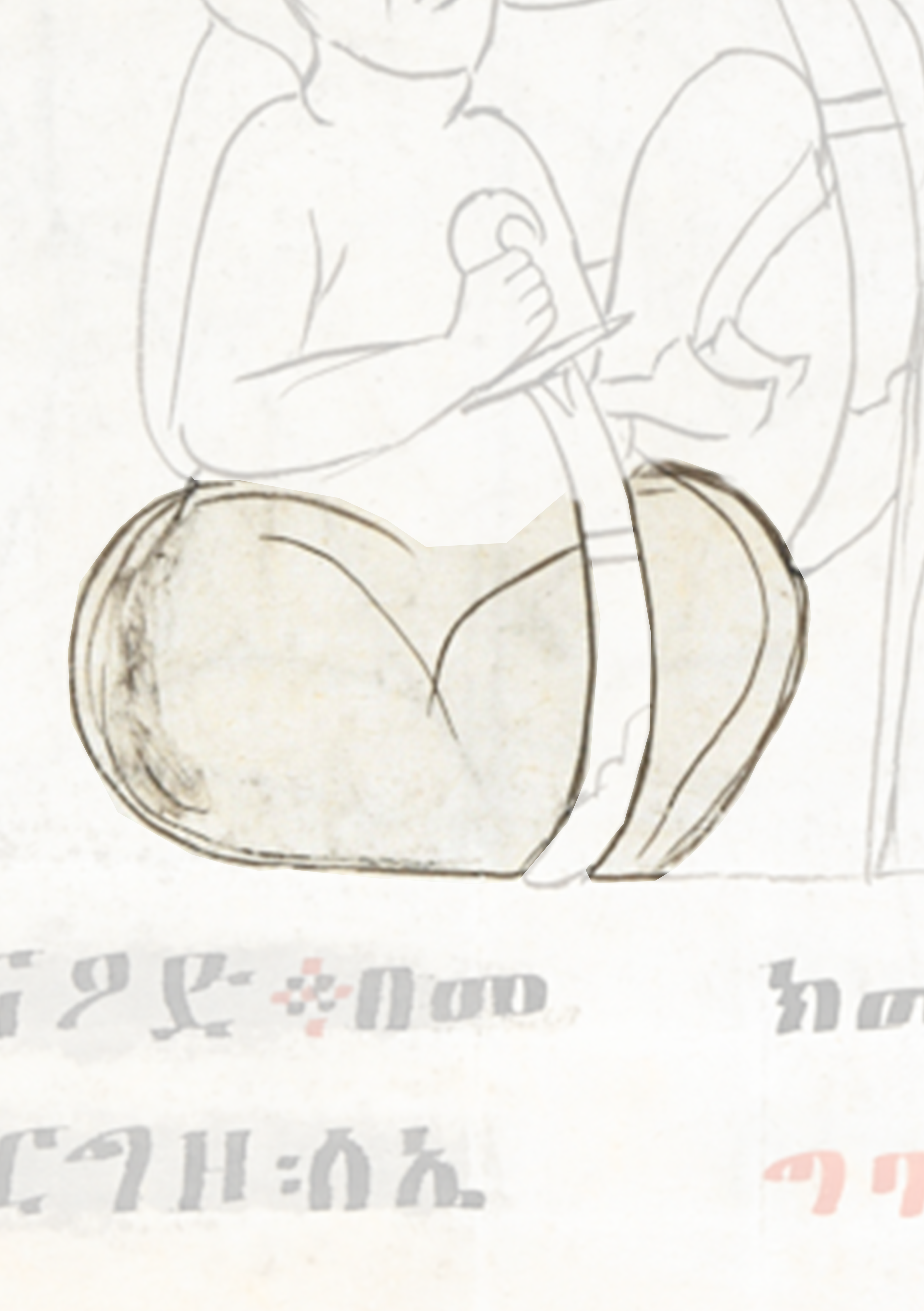 Drawing Of A Woman Sitting On A Chair