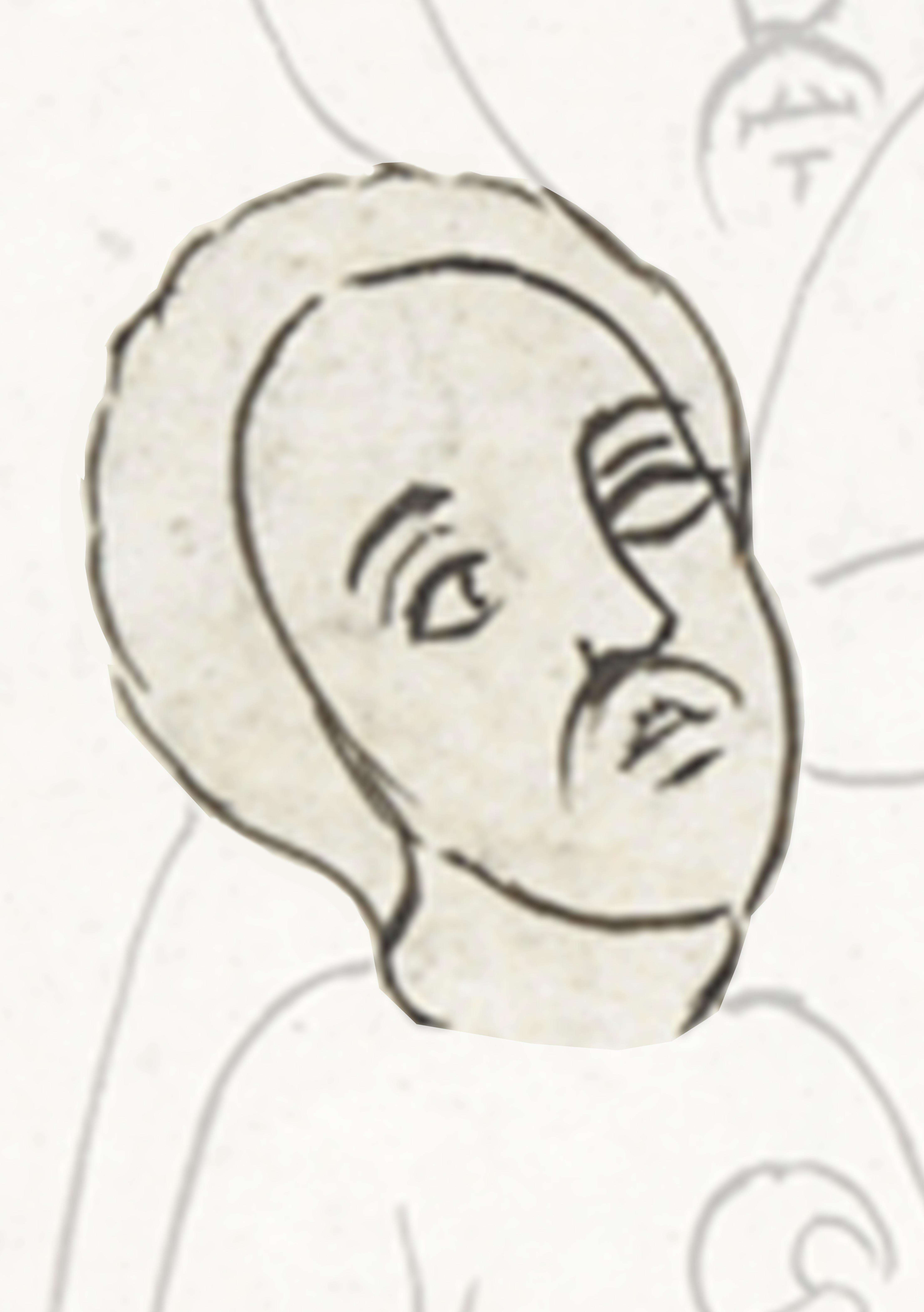 Drawing Of A Man S Face