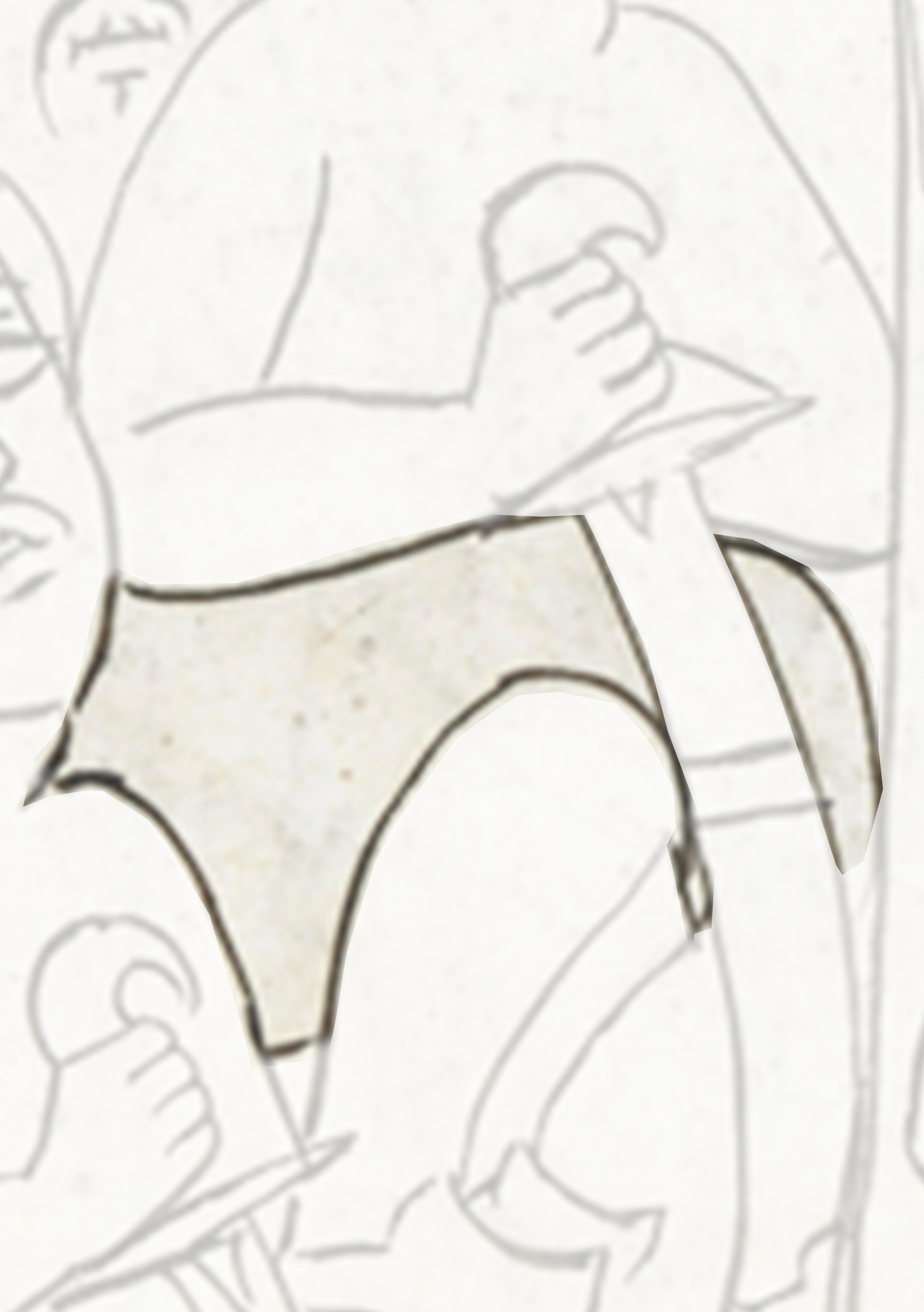 Drawing Of A Man In A Suit