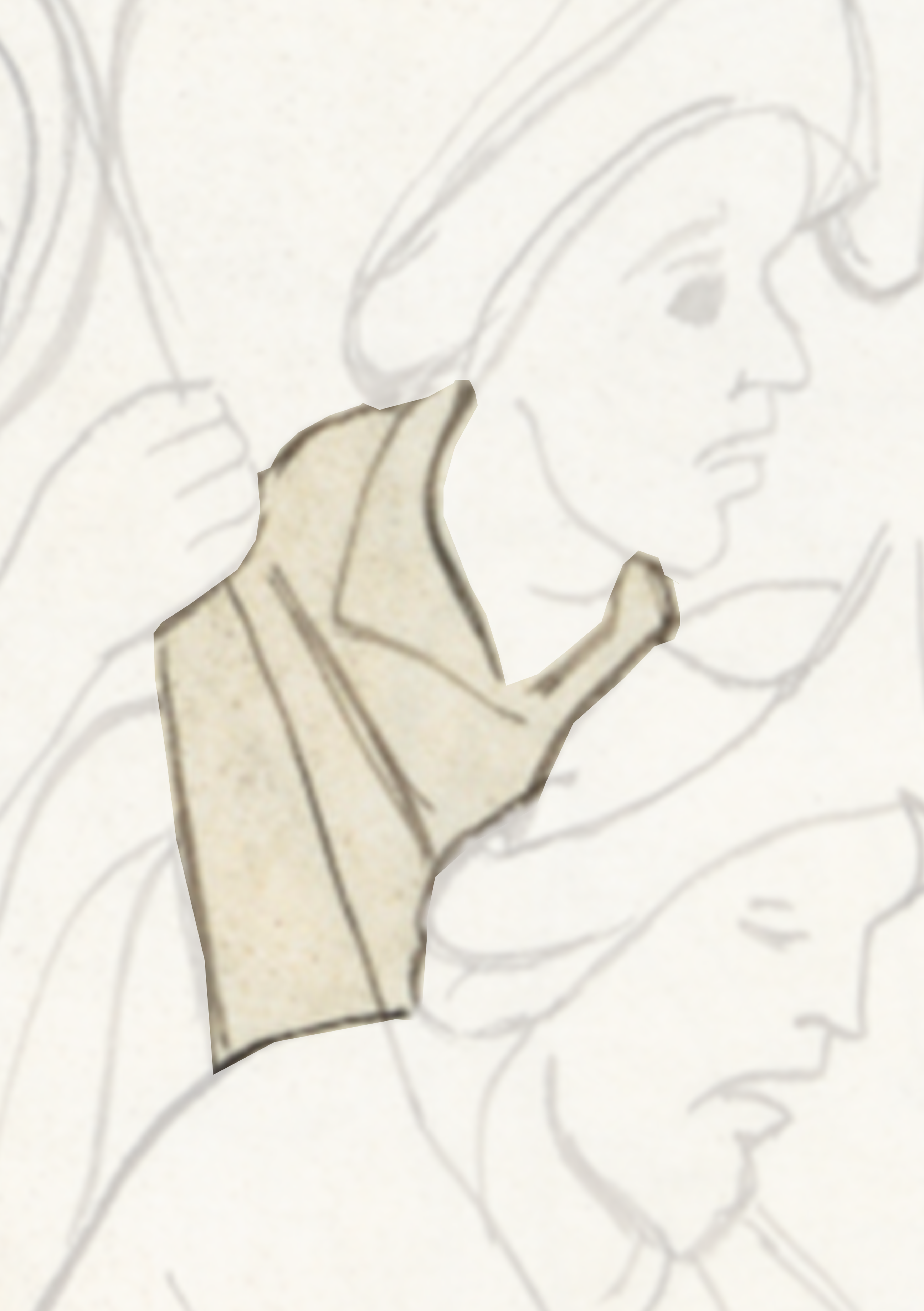 Drawing Of A Woman With A Hat