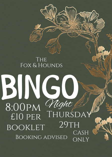 Fox and Hounds Bingo Image