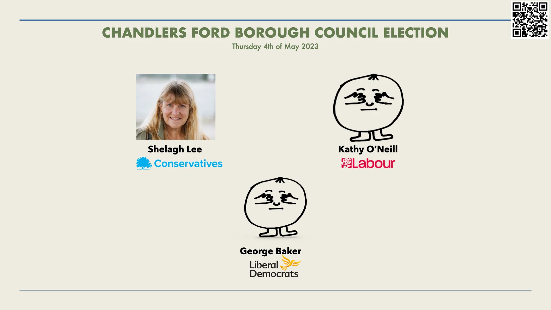 Chandlers Ford Borough Council Election 2023: Candidate Introductions for 4th of May 2023 image