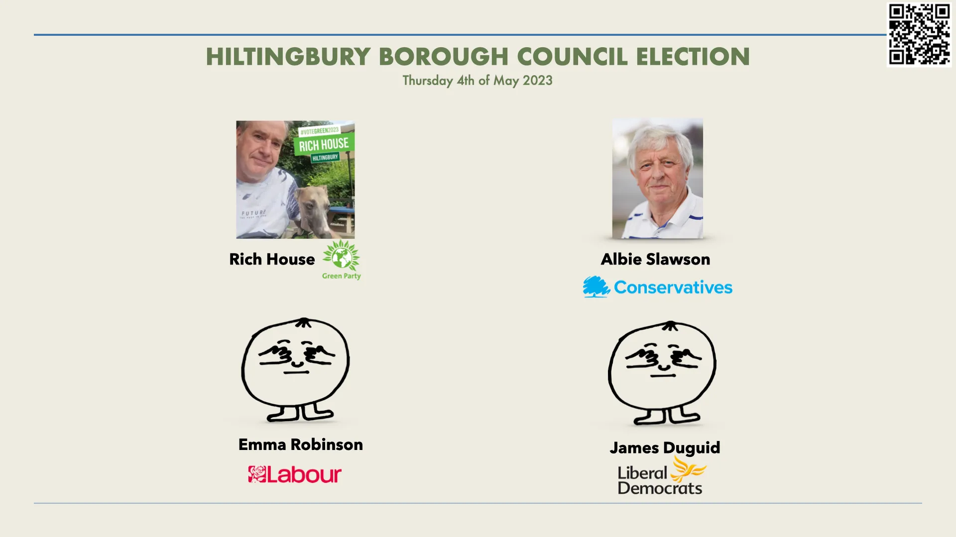 Hiltingbury Borough Council Election 2023: Candidate Introductions for 4th of May 2023 image