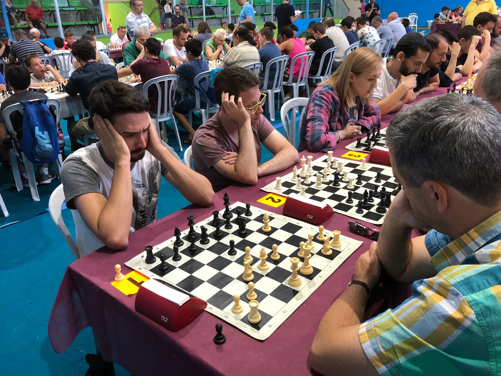 הכי מהיר בעיר –  143 שחמטאים במפגן משחקי "שח-מהיר" מרשים בהרצליה