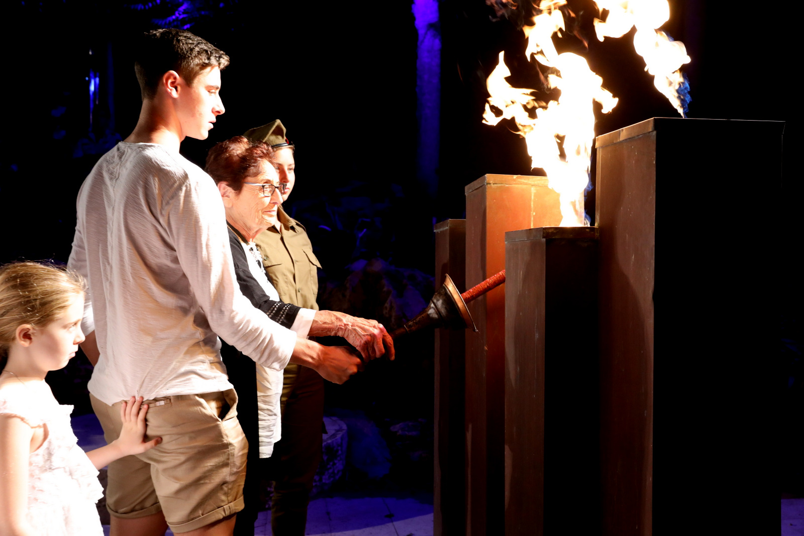 עצרת הזיכרון הממלכתית לציון יום השואה במכון משואה