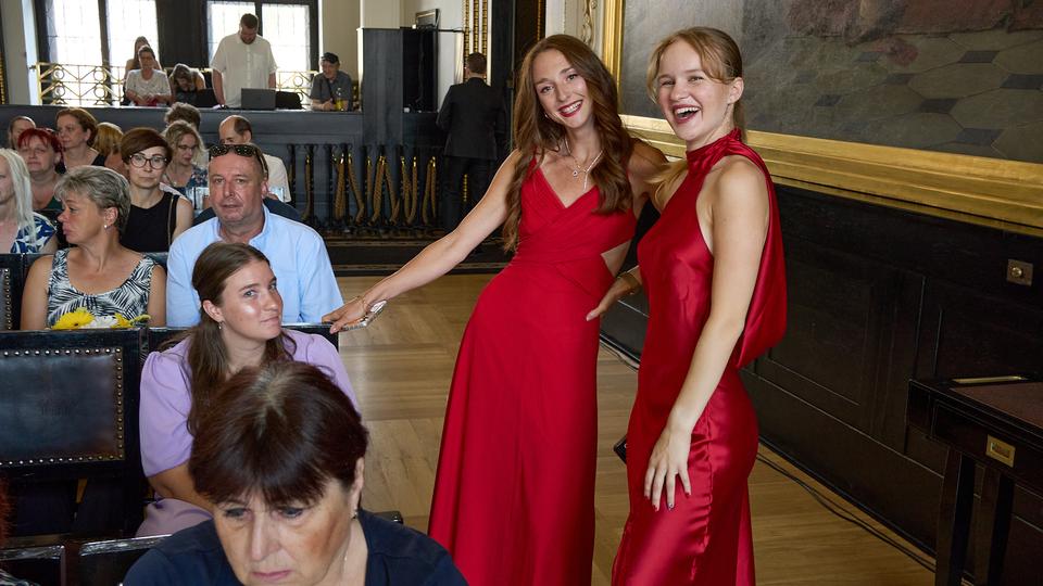 Slavnostní předávání diplomů absolventům Jahodovky