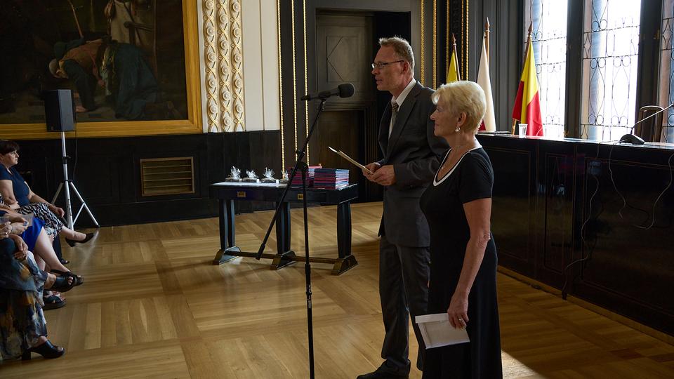 Slavnostní předávání diplomů absolventům Jahodovky