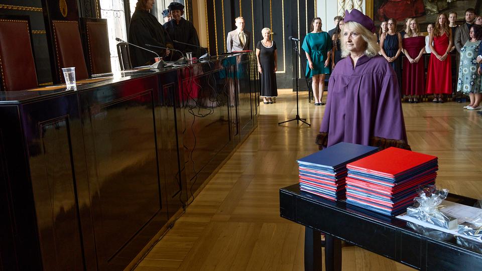 Slavnostní předávání diplomů absolventům Jahodovky