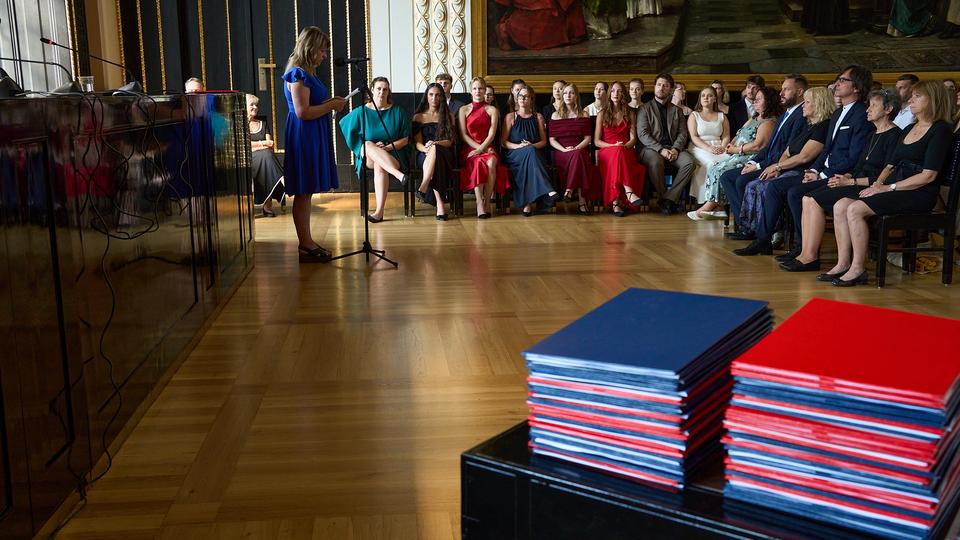 Slavnostní předávání diplomů absolventům Jahodovky