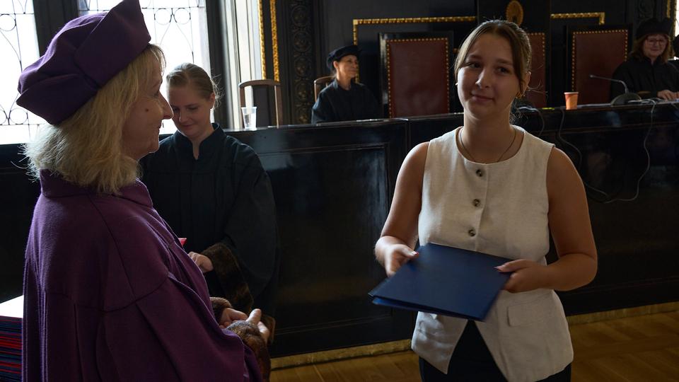 Slavnostní předávání diplomů absolventům Jahodovky