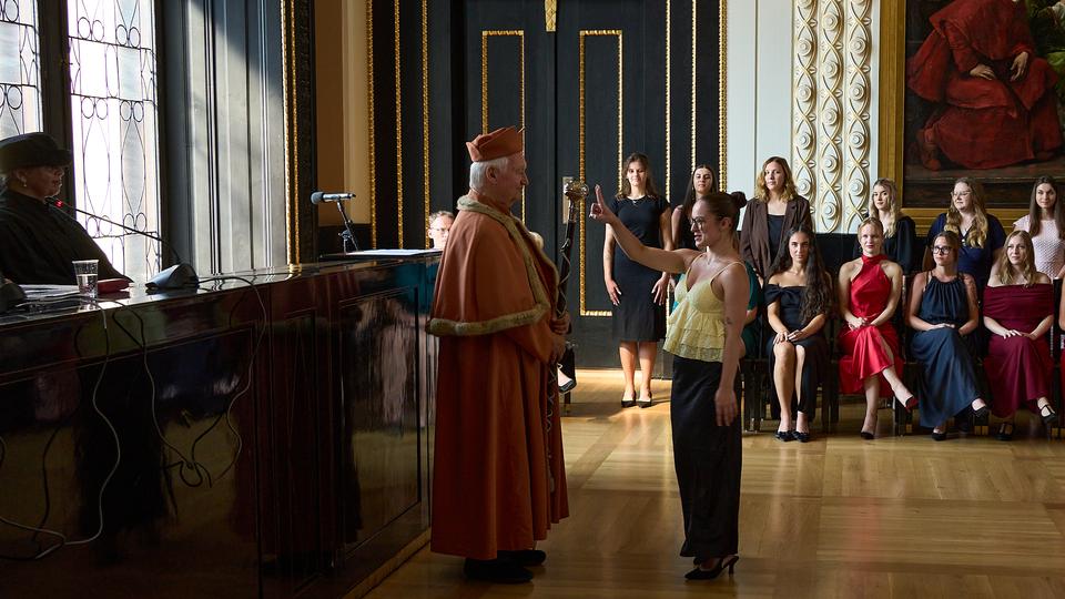 Slavnostní předávání diplomů absolventům Jahodovky