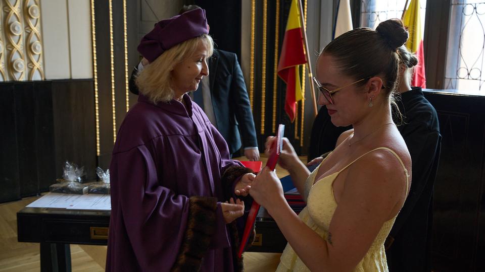 Slavnostní předávání diplomů absolventům Jahodovky