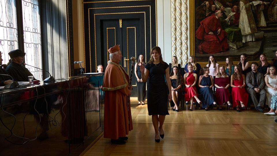 Slavnostní předávání diplomů absolventům Jahodovky